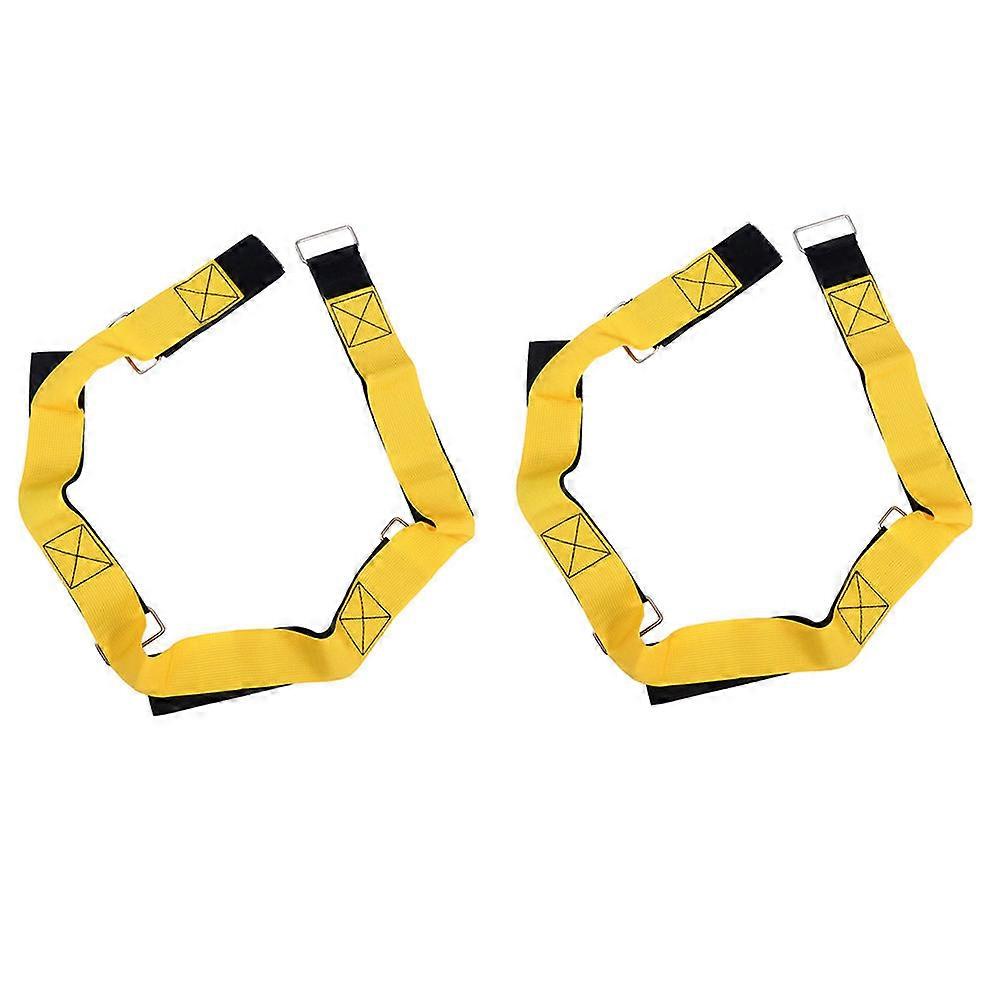 Outdoor Expansion Game Props Teamwork Training Footsteps Belt for 1Pair