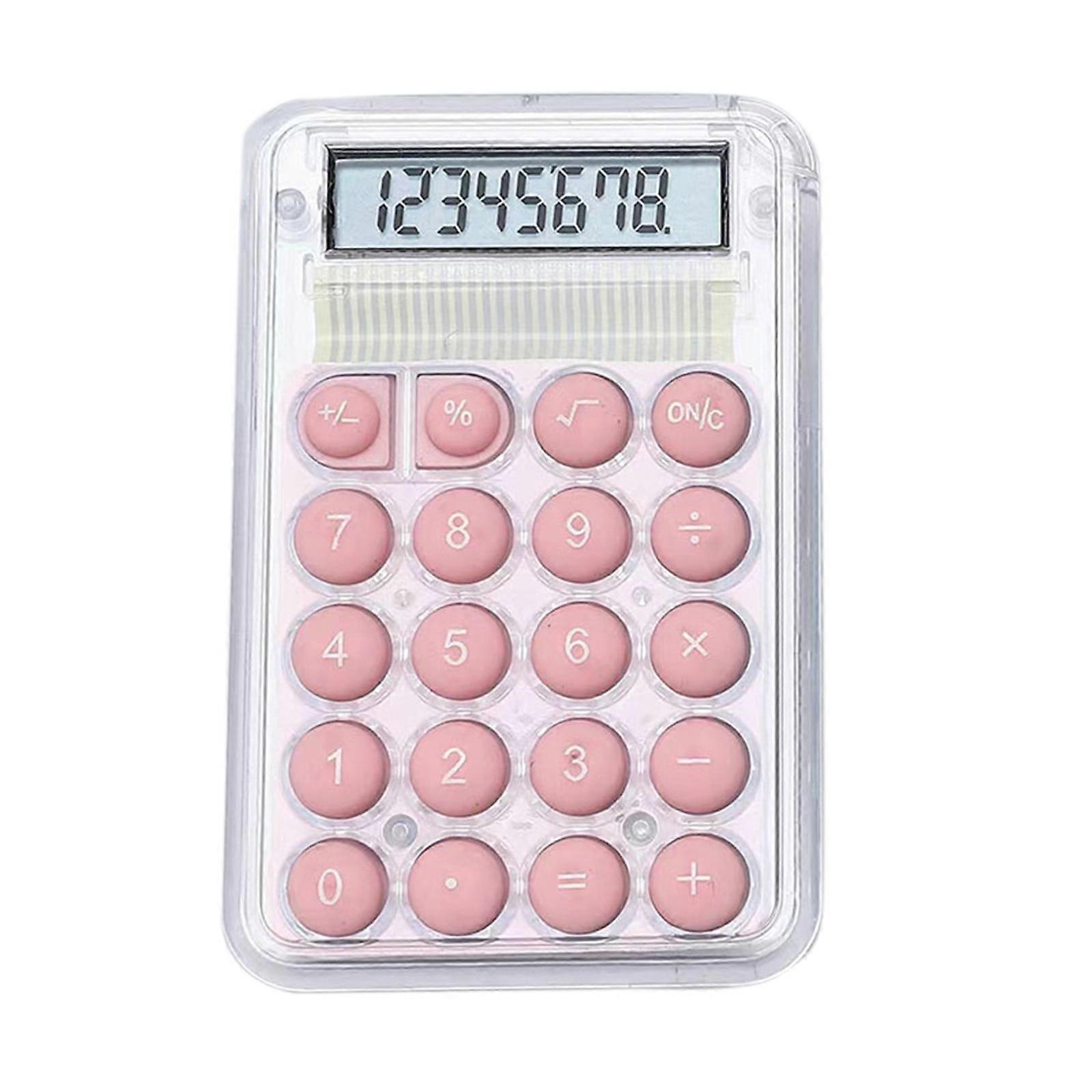 12 Digit Desktop Calculator with Large LCD Display, Big Buttons, Auto Sleep - Compatible with Office, School, Home & Business Use