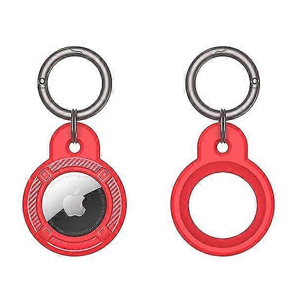 Airtag Case Carbon Fiber Protective Sleeve For Apple Airtag Keychain Shell