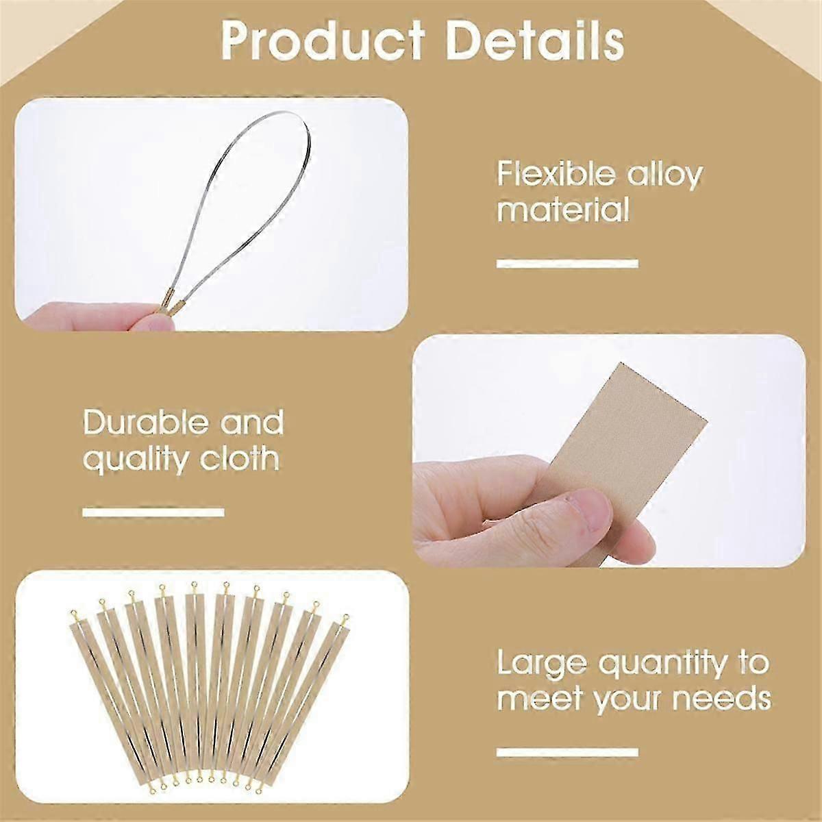 10Pcs Impulse Sealer Replacement Parts 12Inch Heat Seal Strips Replacement Elements Grip Impulse Sealer Heating Element