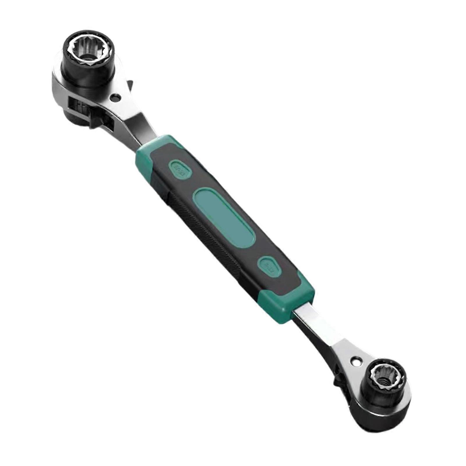 Two Direction Ratcheting Wrenches 8 to 21mm Double Head Rusts Resistant Quick Releases Spanner Hand Tool Multicolor