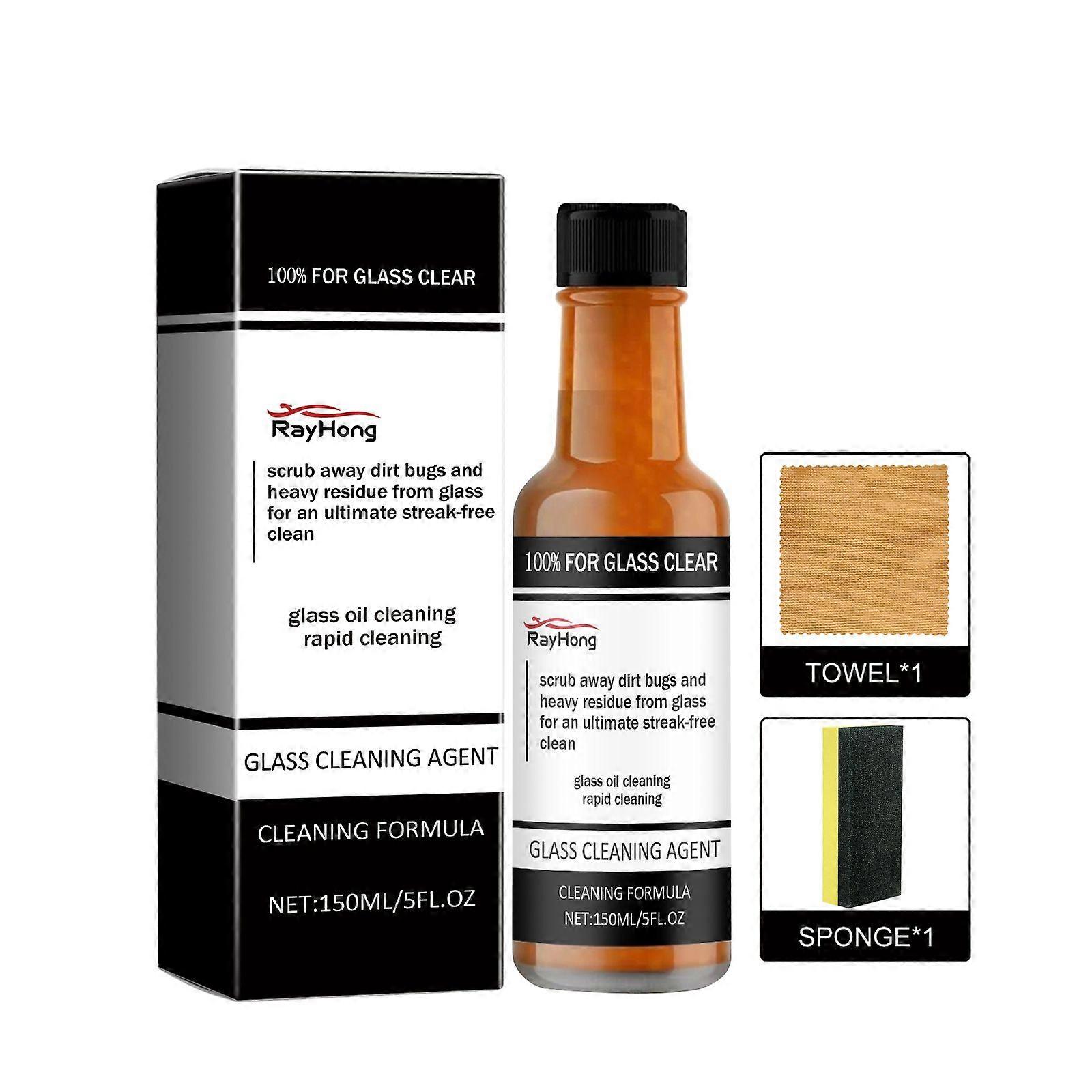 Car Glass Cleaner Contains Grape Seed Oil, Vitamin E