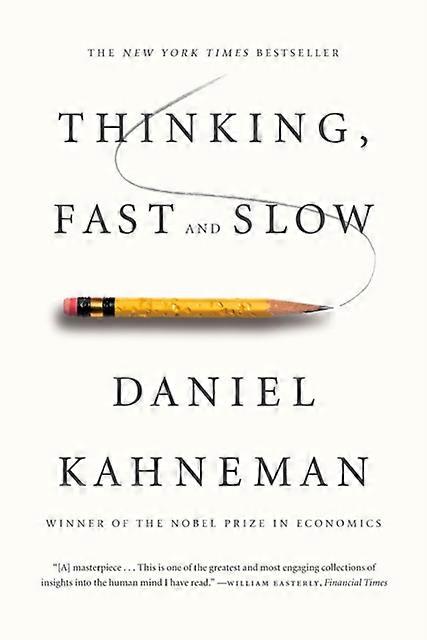 Thinking Fast And Slow by Daniel Kahneman Paperback Book
