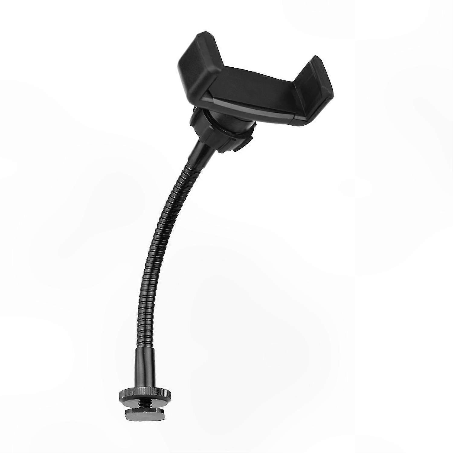 Adjustable Phone Clamp with Cold Shoe Mount for LED Ring Light and Smartphone