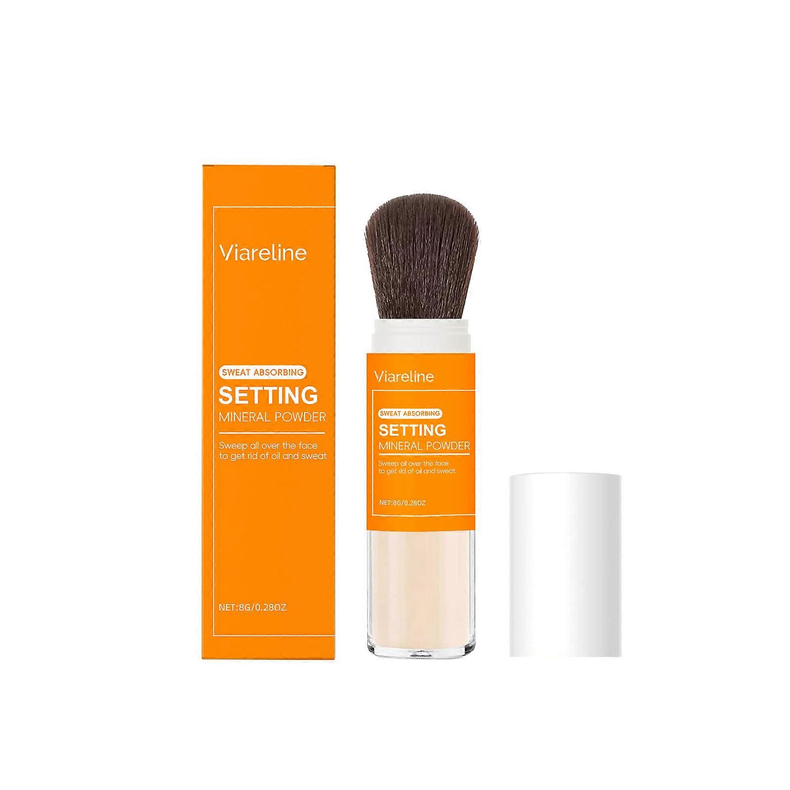 Matte setting powder, lightweight, soft-focus, pore-minimizing, and adheres well to base makeup.