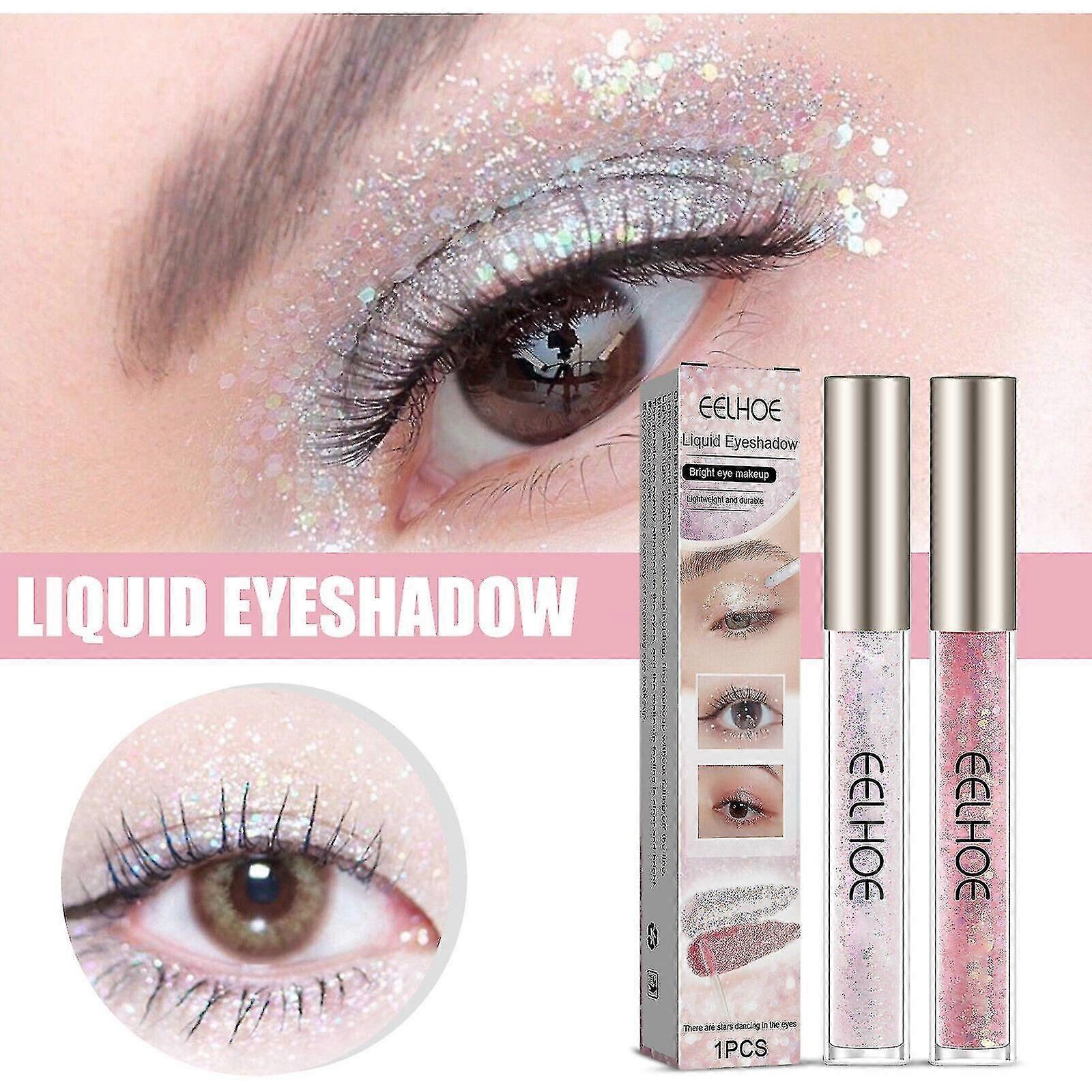 Glitter Shimmer Matte Oogschaduw Vloeibare Oogschaduw Langdurige Cosmetische