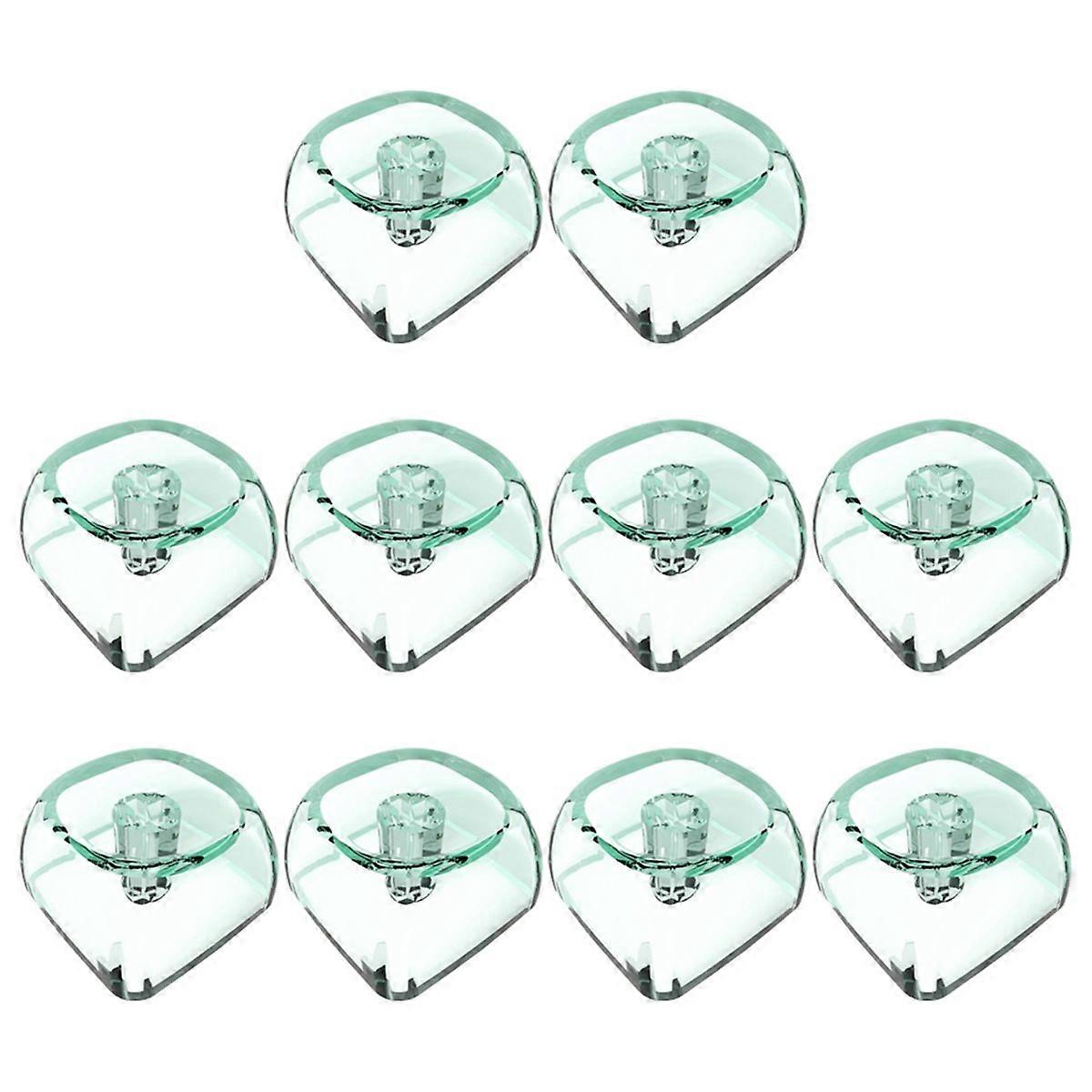 10Keys MOA 1U Keyboard Keycap PC Transparents Crystal Blank Keycaps A