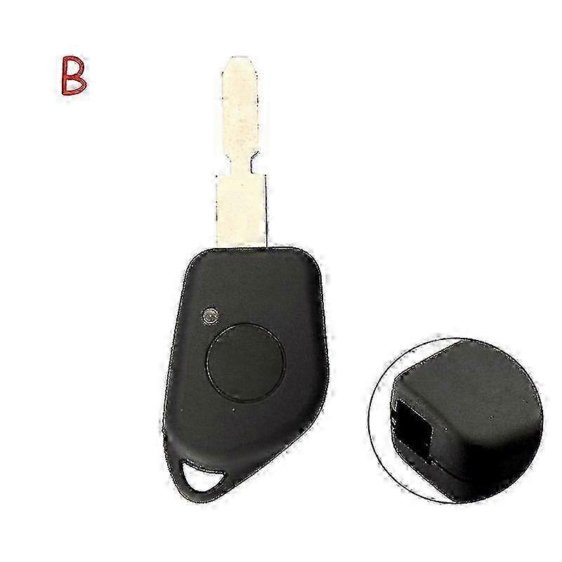 1 Button Car Key Shell Fob For Citroen For Peugeot 106 205 206 306 405 406 Replacement Remote Key Case Uncut 406 Blade