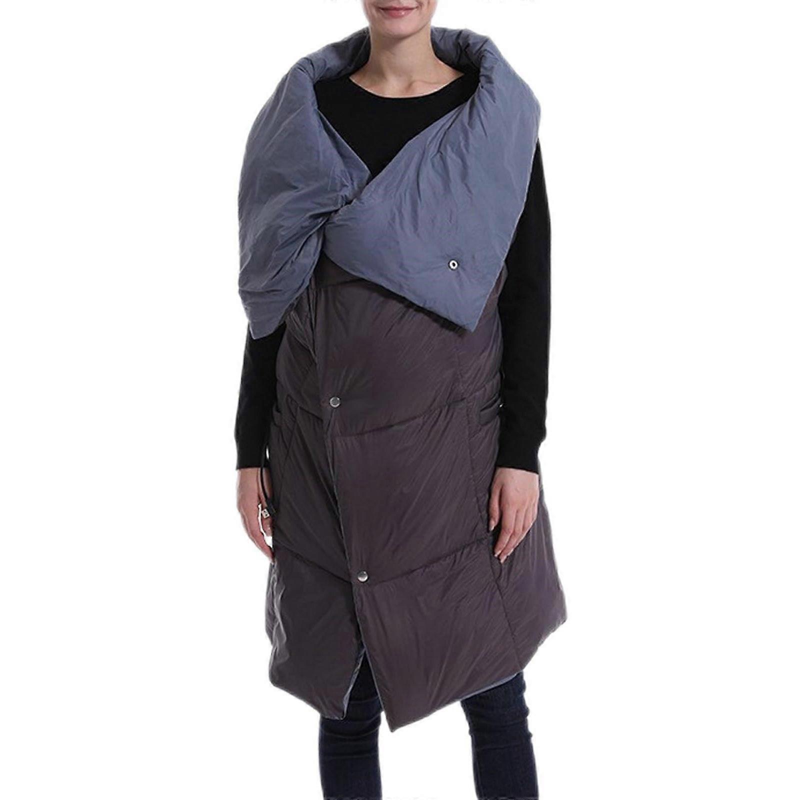 Double Use Electric Heating Pad Wearable Plan 3 Heat Configuration USB Powered Large Pouches Polyester Fabric Multicolor