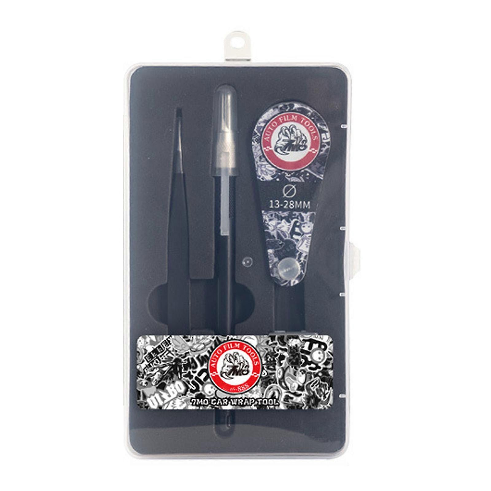 Wrap Tool Reversing Parking Sensor Cutter Tool Vehicle Parking Sensors Car Circle Cut Template 13mm-28mm Multicolor