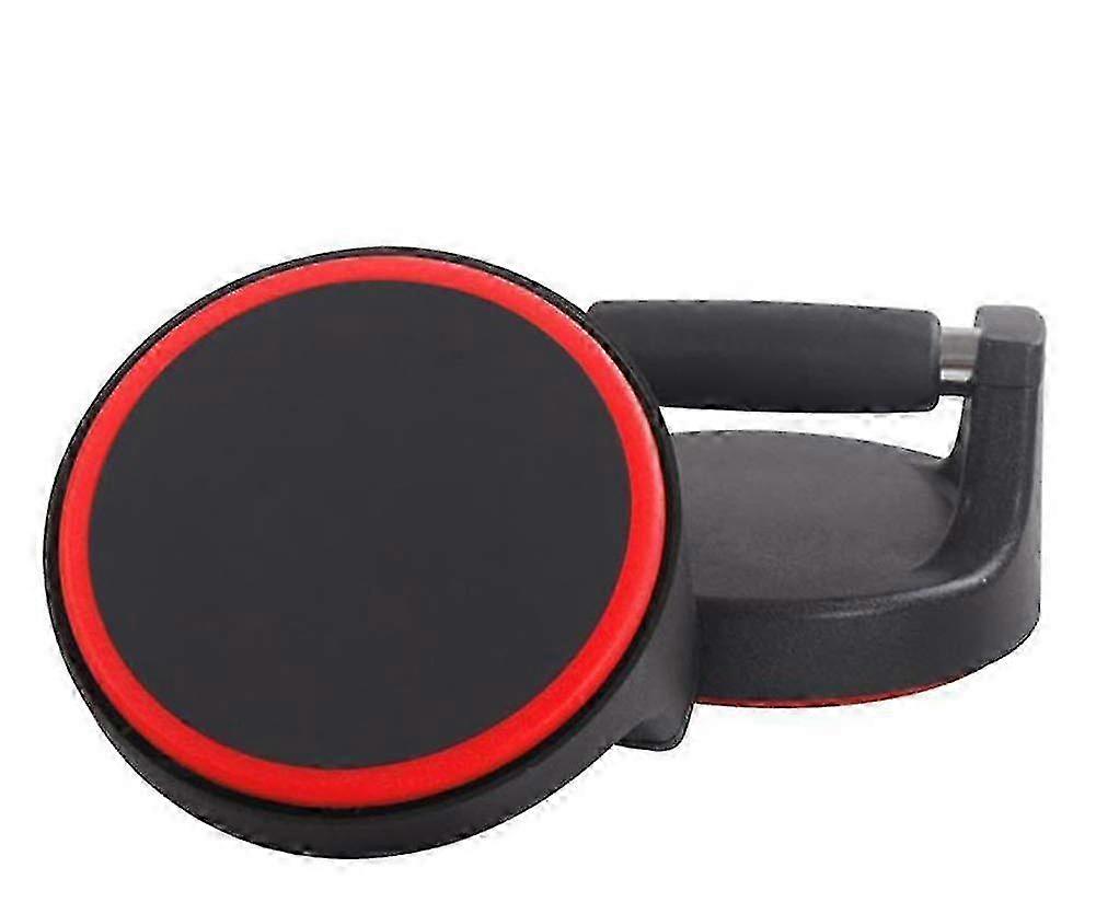 Swivel Push Up Handles Red ABS Plastic Rubber Push Up Stand Calisthenics Equipment