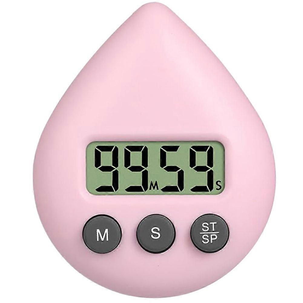 Kitchen Timer, Cute Water Drop Countdown Timer, Digital Cooking Timer, LCD Large-Screen Visual Clock, for Cooking Bake Sport Game
