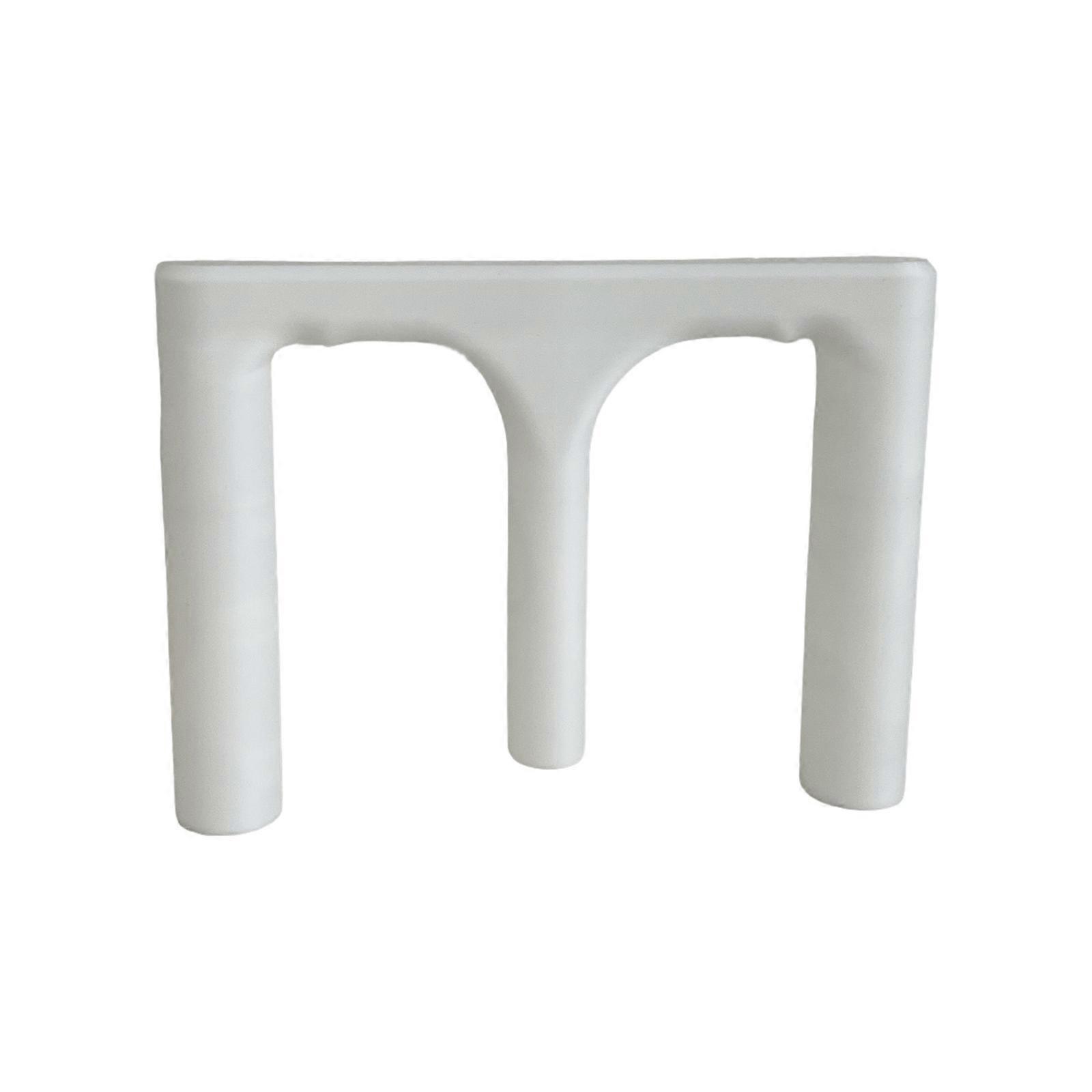 Pottery Making Tool Anti Slip Ceramic Positioning Base Stabilizer Holder For Pottery Clay Sculpting Crafting Project  White