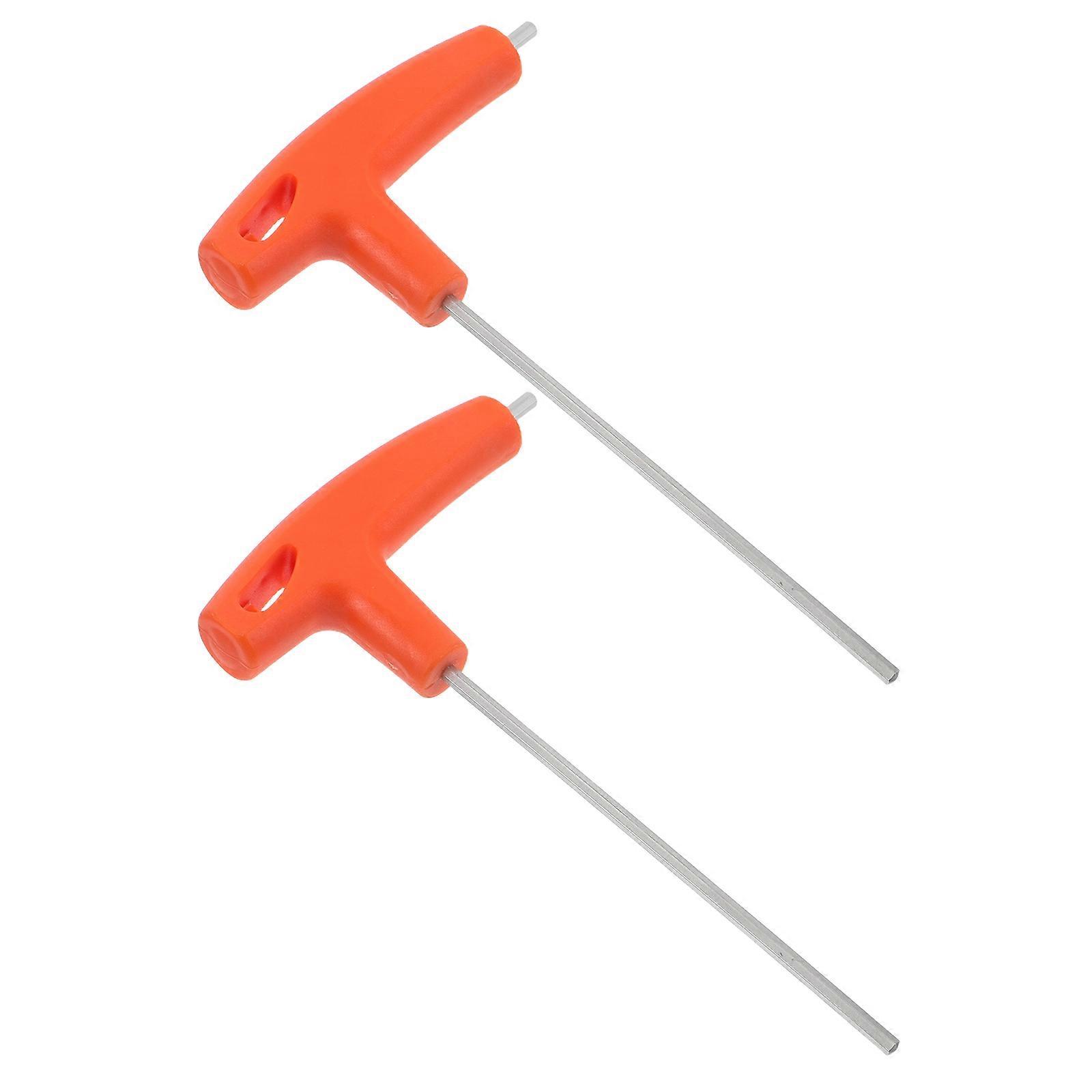 T-Handle Hexagon Wrench Flat Ball End Key for Repairing - 3mm Hexagon Spanner