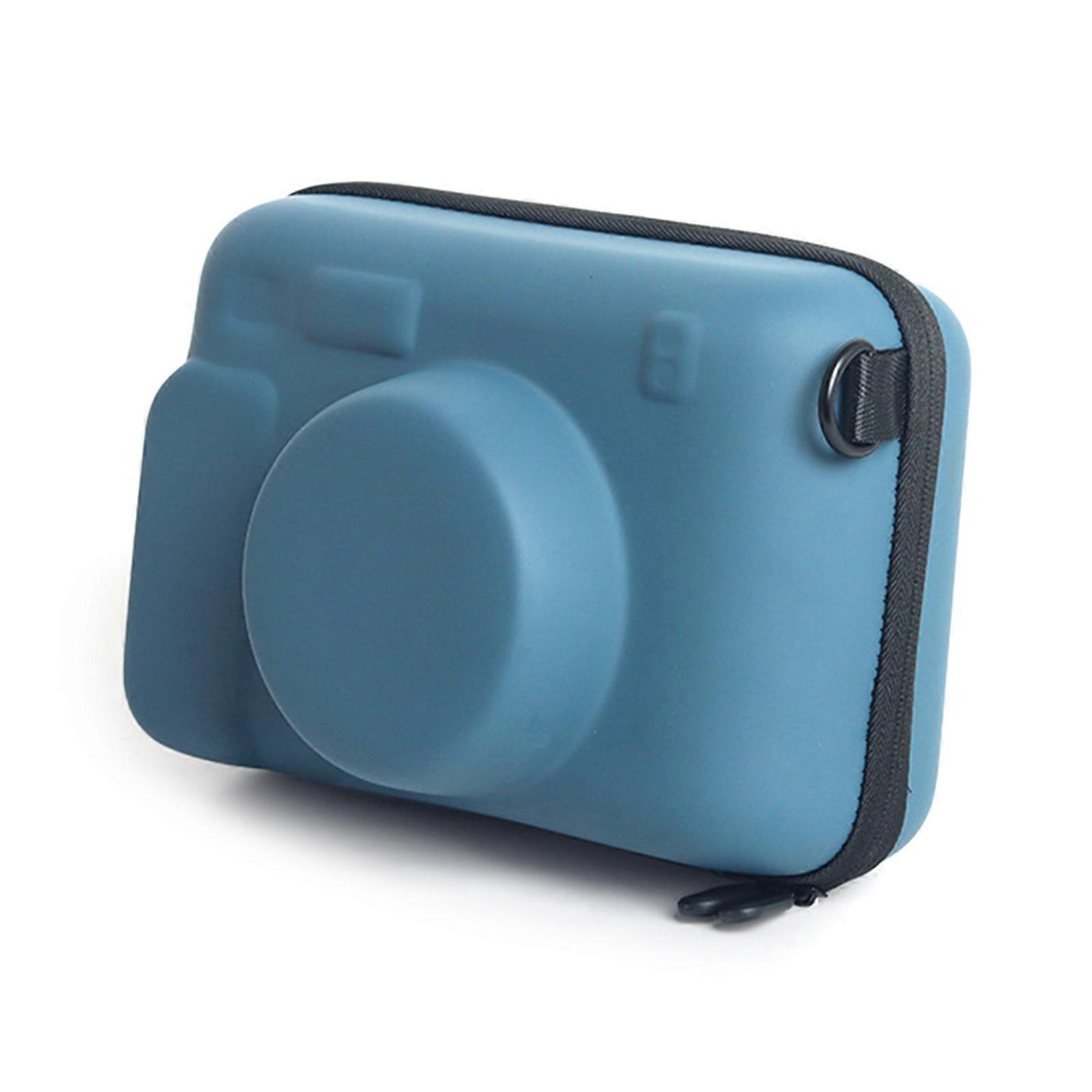 Lightweight Travel Friendly Camera Case for Wide 400/210/300 Shockproof Camera Bag Offering Full Protections Shell   sapphire