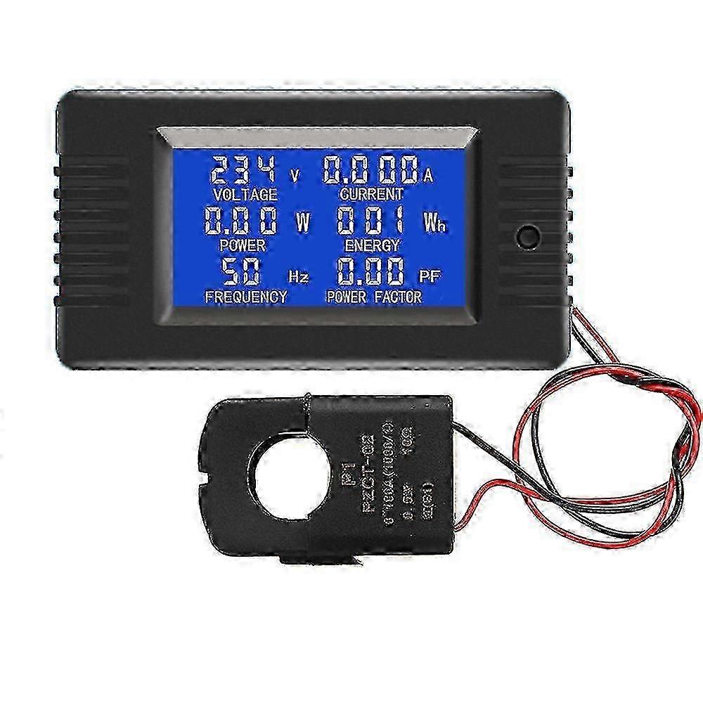 Open And Close Ct 100a Ac Digital Display Power Monitor Meter Voltmeter