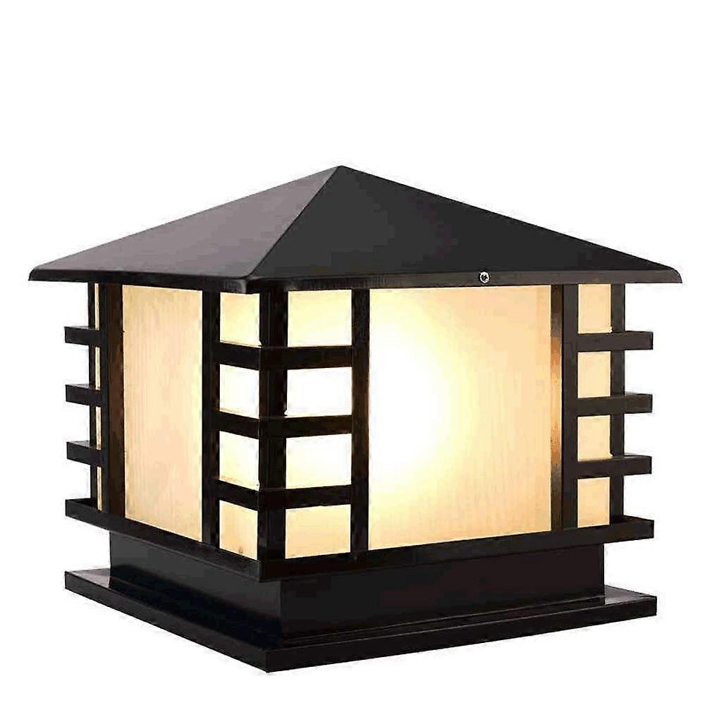 Aluminium DieCasting Pillar Post Lantern IP65 Waterproof Outdoor Lights Square Lighthouse Design Gate Column Light