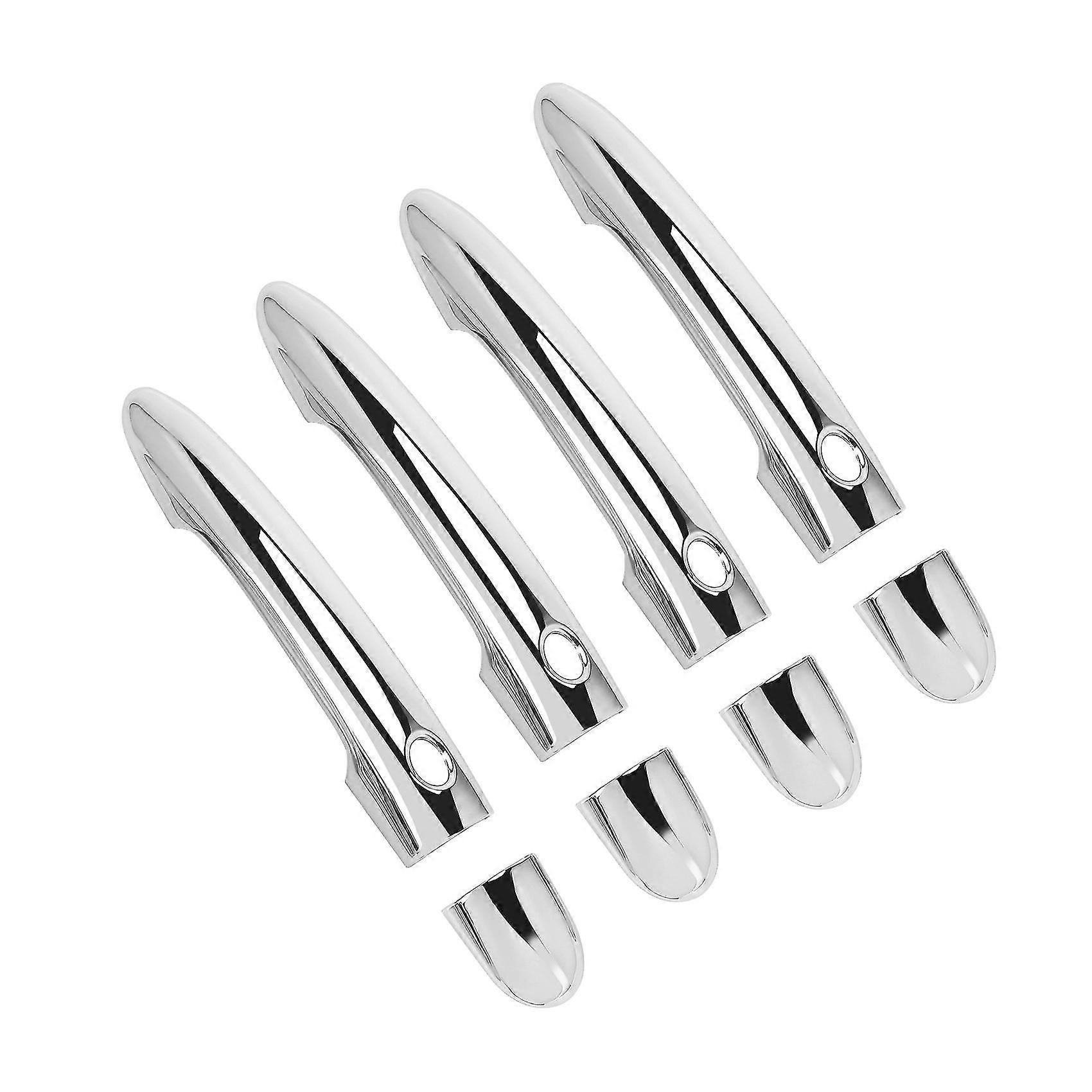 For Scenic 2 Ii 2003 2004 2005 2006 2007 2008 2009 Chrome Door Handle Catch Cover Trim Cap Auto Acc