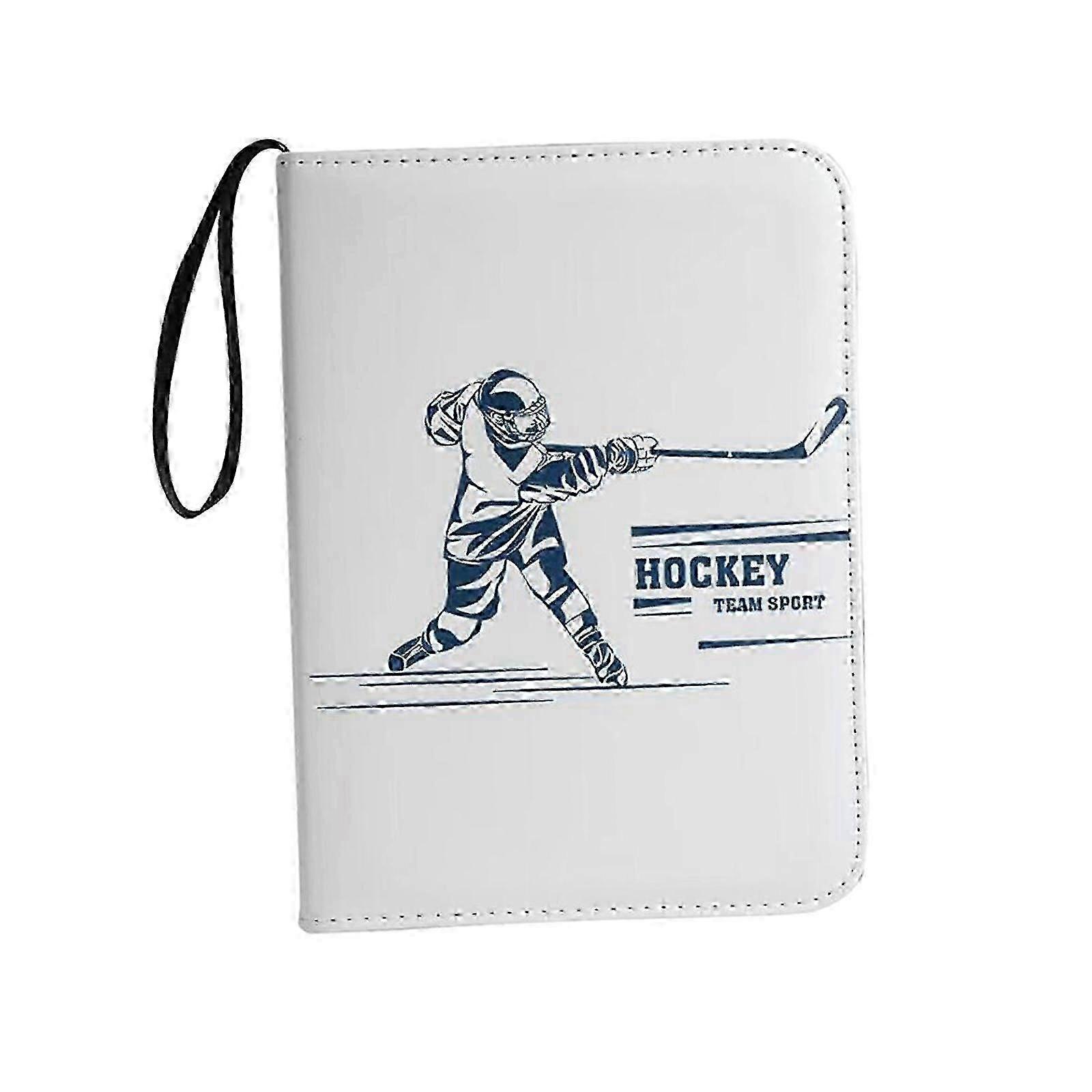 Hockey Card Folder with Sleeves, 4 Pocket Trading Card Folder with 400 Card