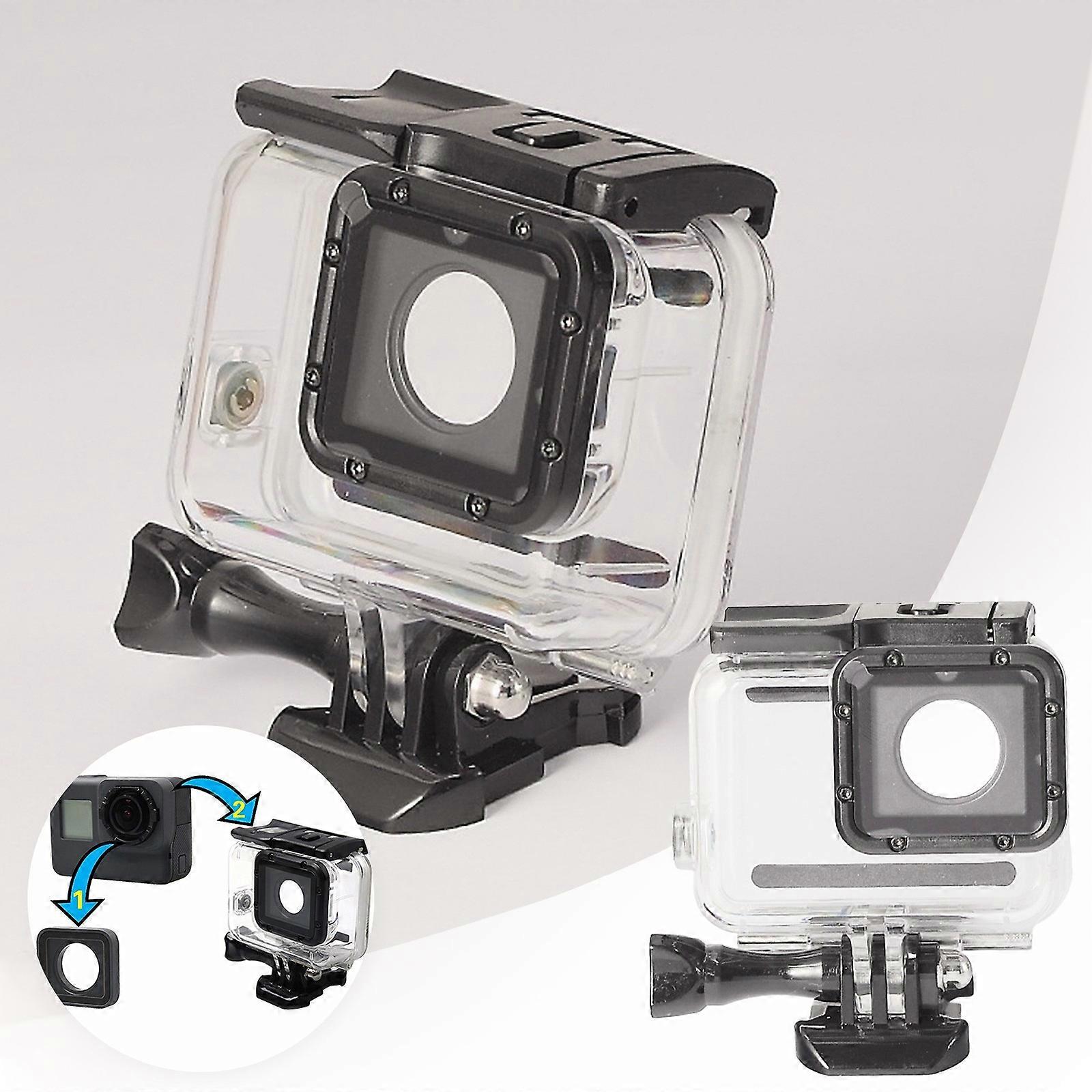Action Camera Housing (Detachable Lens Frame Edition) Durable Underwater Case