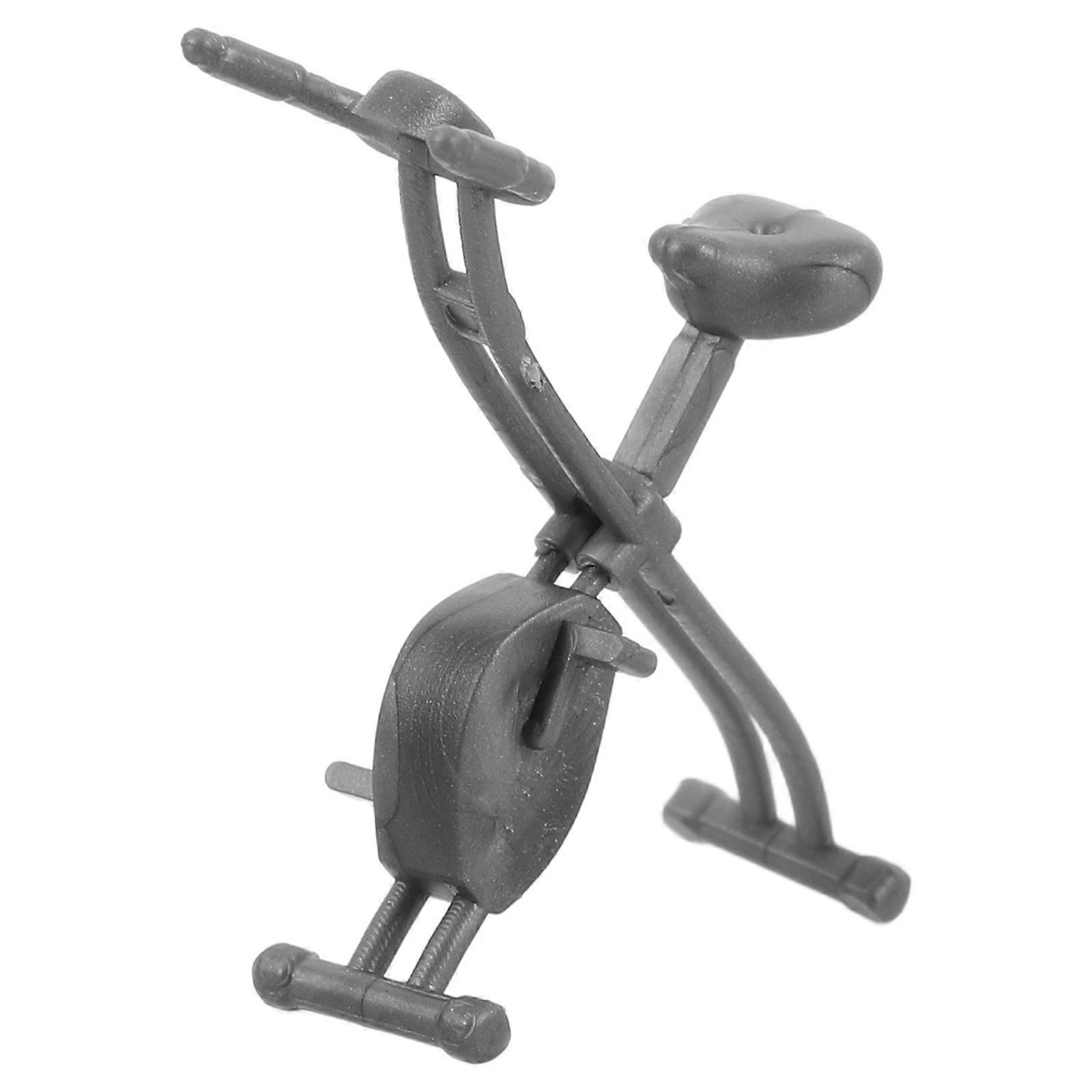 Dollhouse Miniature Gym Equipment Exercise Model Compact Tiny Home Gym Multi Plastic for 1Set