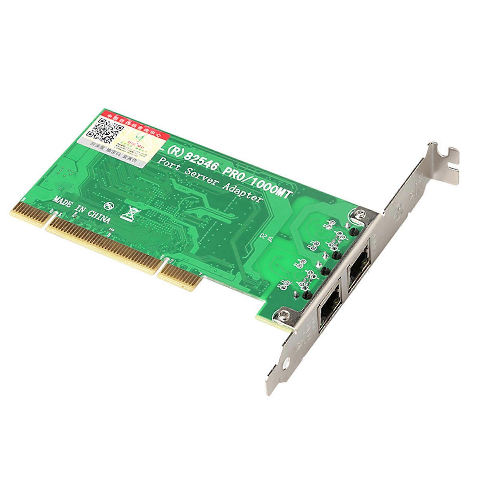 Advances Server 82546 Networks Card with for Enhances Switchs Functionality Server Networks Card Double Electrical Port Multicolor