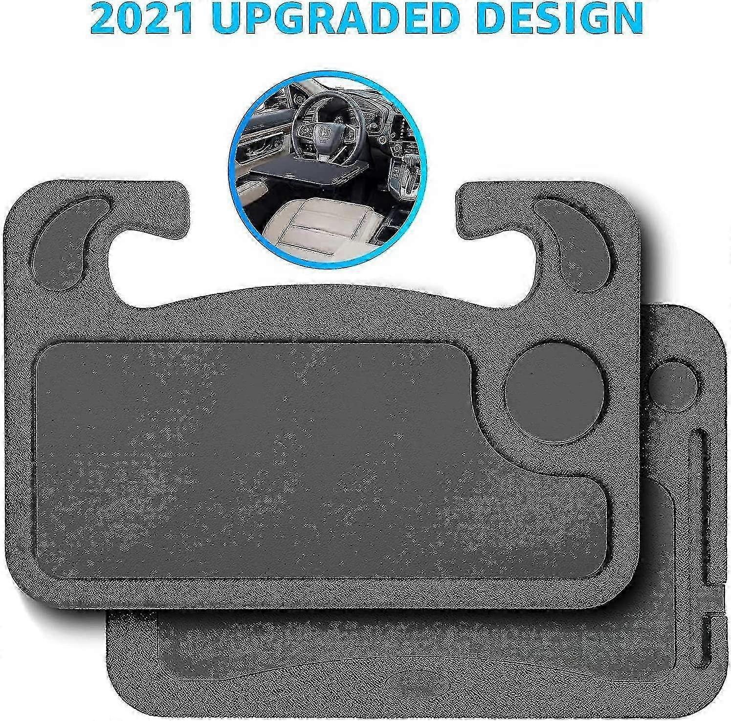 Steering Wheel Table for Laptop & Food, Compact Car Organizer