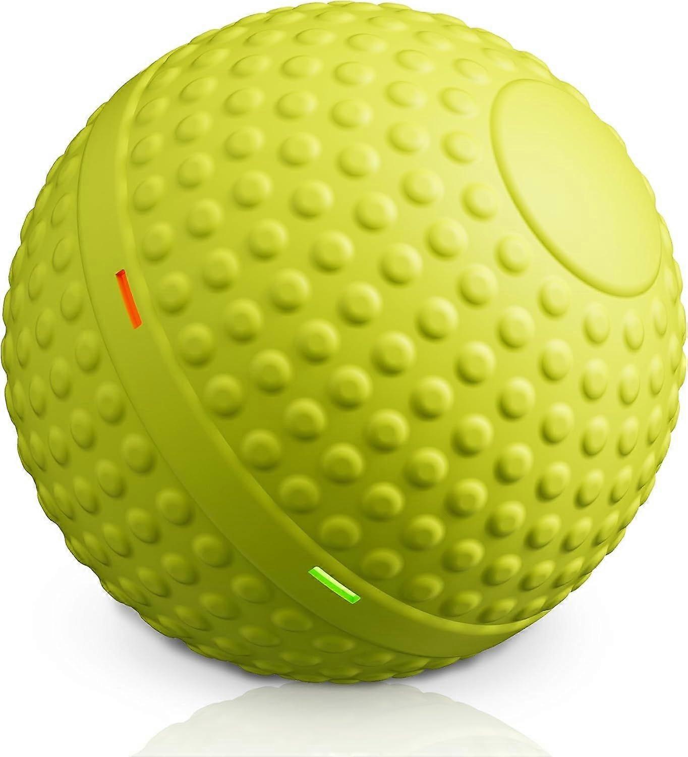 Chew Resistant Smart Interactive Dog Balls, Durable Food-Grade Rubber Material, Automatic Moving, Bouncing, Rotating Toy with Light for Medium, Large 