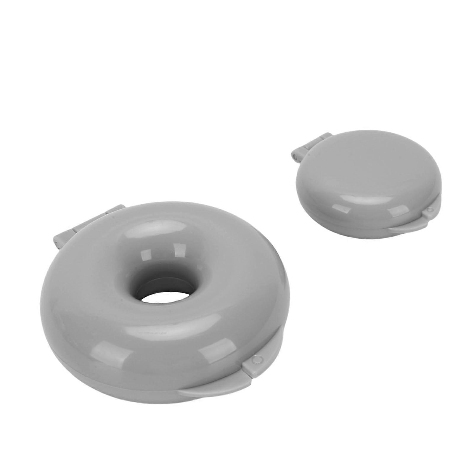 PLA Plastic Donut Mold Kit, Food Grade Reusable Baking Tool for Uniform Donut Shapes and Cake Pops, Grey