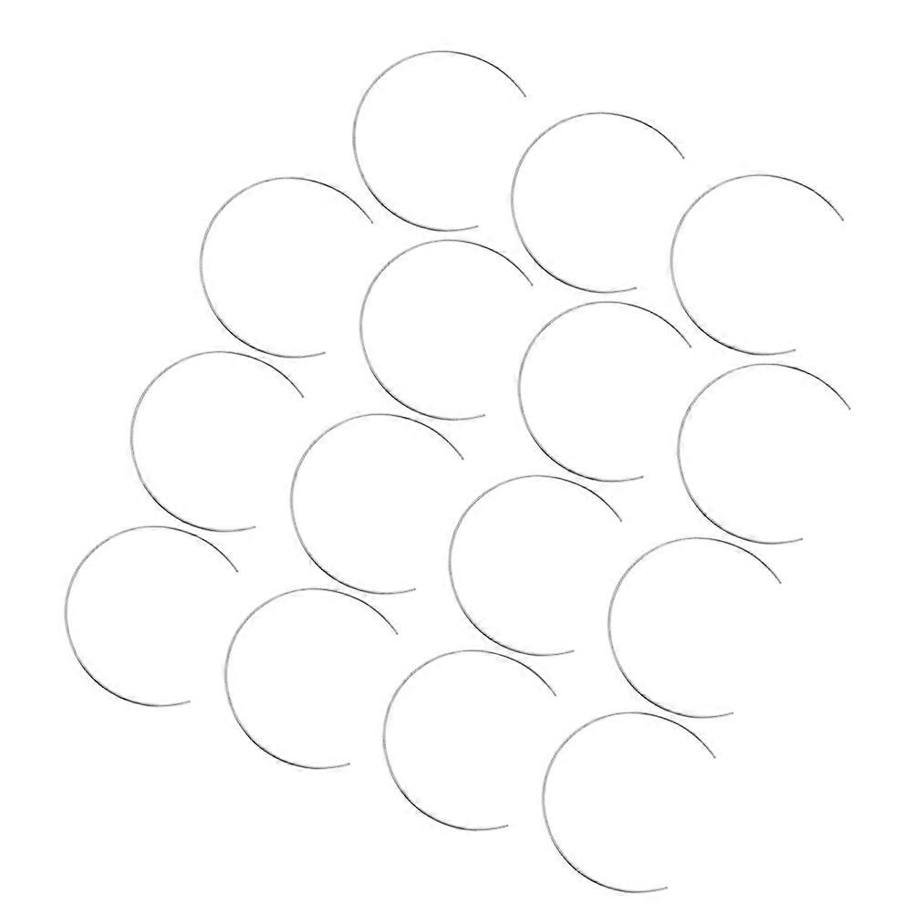 Macrame Frame Multi-Function Metal Hoops 20cm Iron Silver Color For Home Decor And Diy Projects 15Pcs