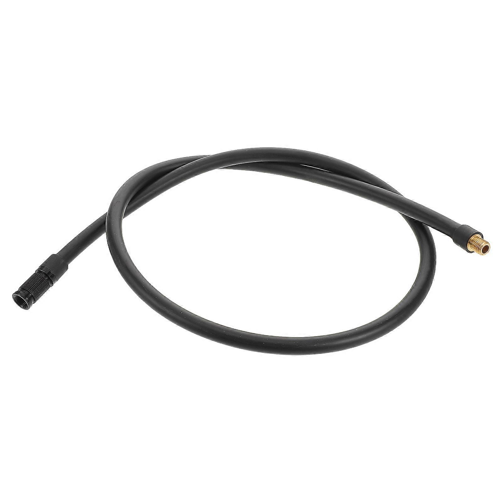 Threaded Tire Inflator Extension Hose for Car and Motorcycle Quick Inflation 80cm 1Set