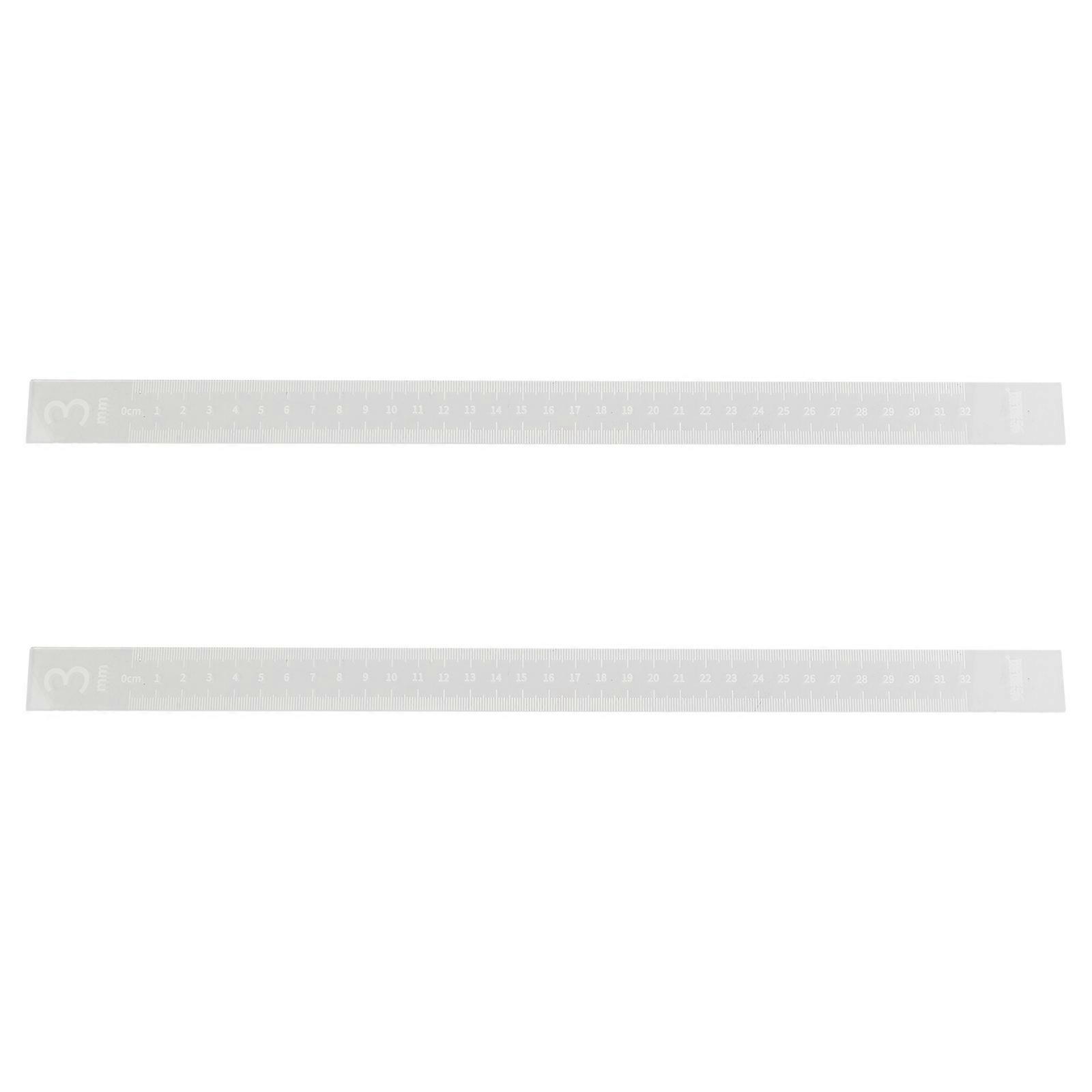 Precision Rolling Dough Rolling Track Versatile Measurement Cake Decorating 2Pcs