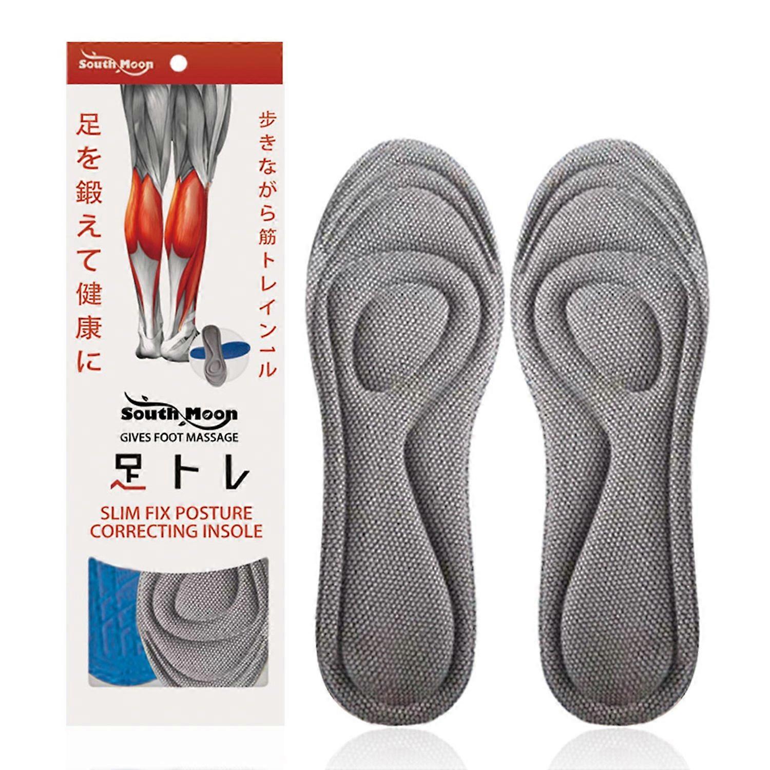 1-6PCS SOUTH MOON SOA08-A068-1-MX1 1 Pair Posture Correcting Insoles Hunchback Correction Foot Suppo