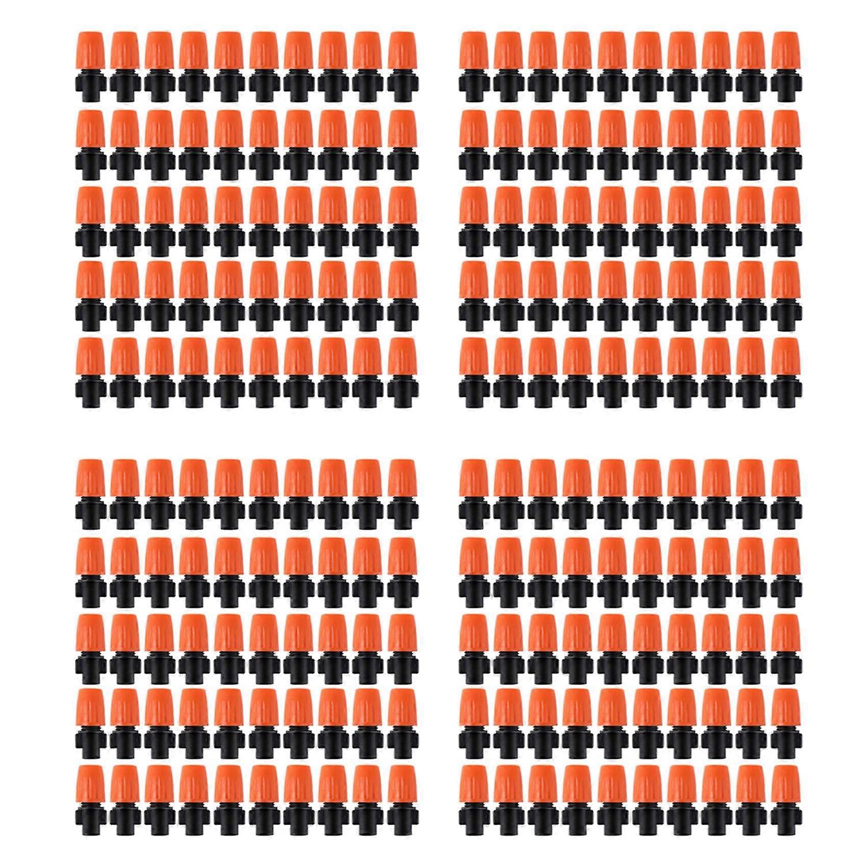 200PCS Adjustable Garden Drip Irrigation Misting Nozzle Micro-Flow Dripper Spray Gardening Tools