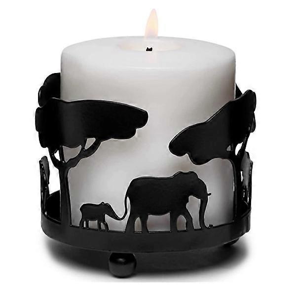 Creative Iron Candlestick Circular Candlestick ELEPHANT Elephant