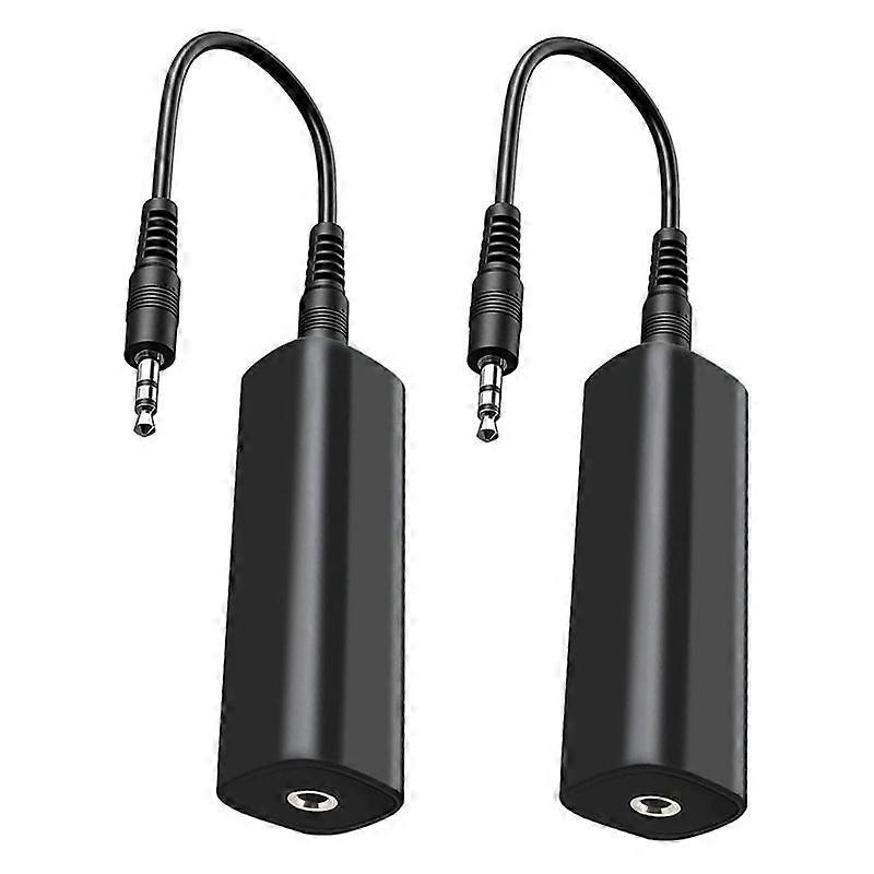 Ground Loop Isolator Noise Filter for Car Audio/Home Stereo,2 PCS