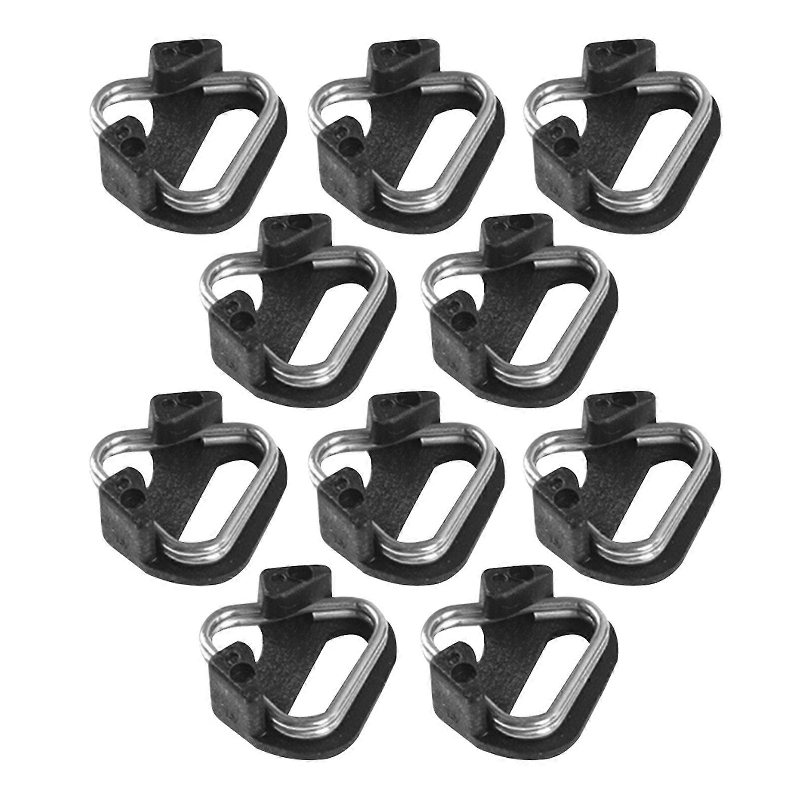 Camera Connecting Ring for Camera Use Durable Stainless Steel and Plastic Black 10pcs