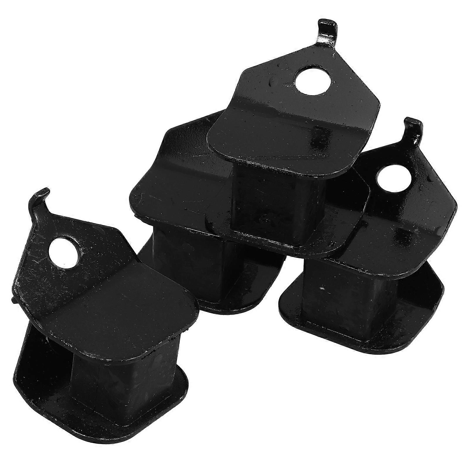 Motor Mount Pads for Diesel Engine Shockproof Isolator Block 4Pcs Black