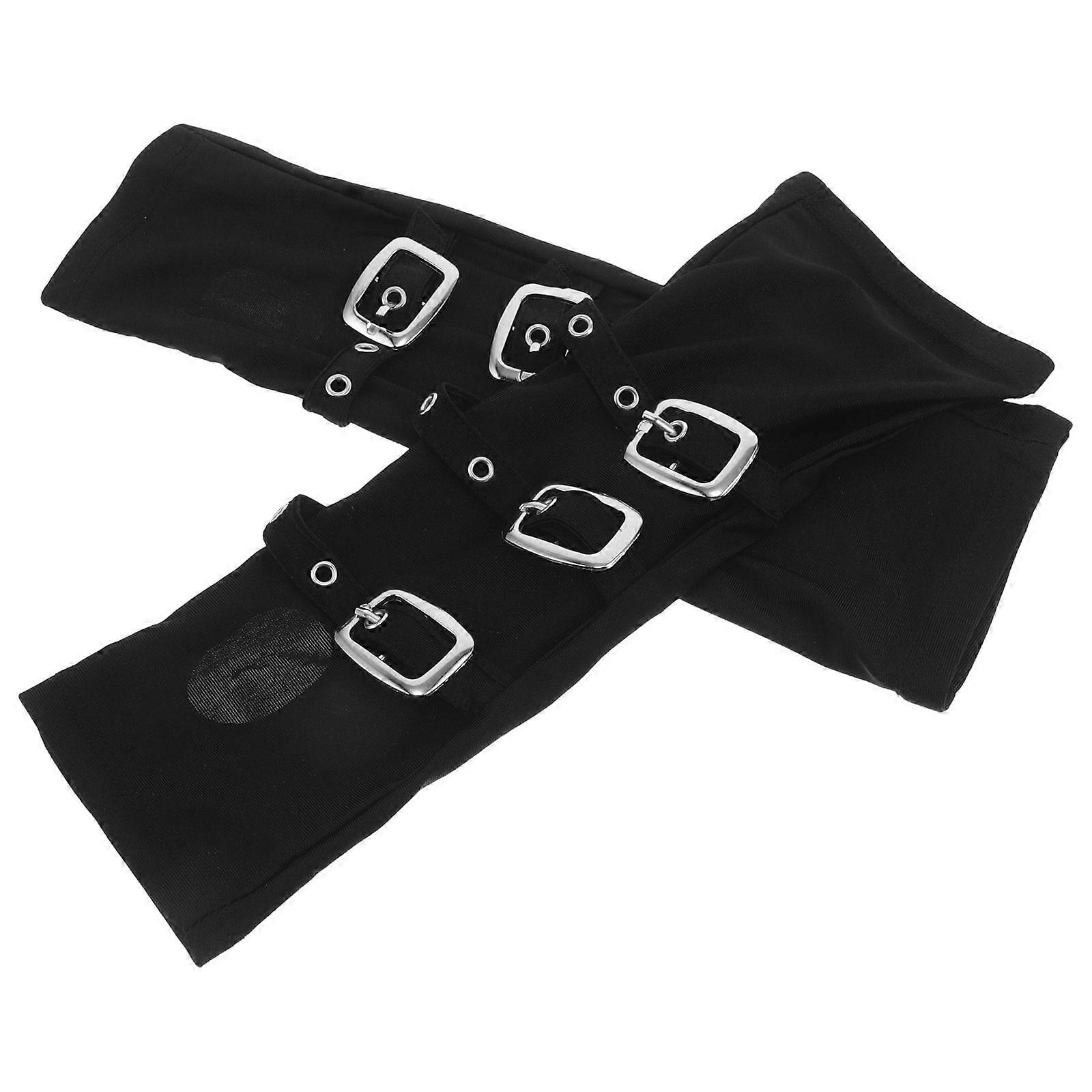 Stylish Punk Fingerless Gloves Long Gloves for Performances 1Pair