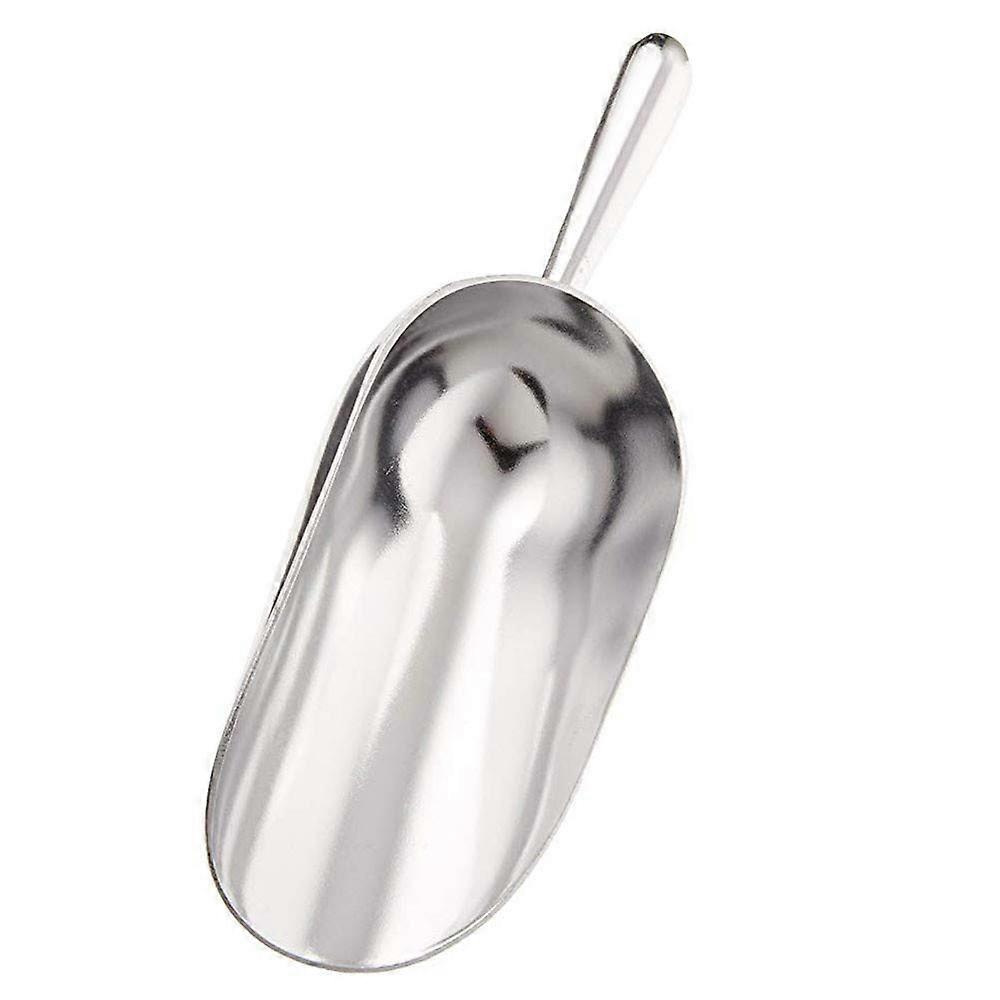 Aluminum Alloy Food Scoop with Ergonomic Handle for Ice Popcorn Kitchen Bar Buffet, Small 6oz