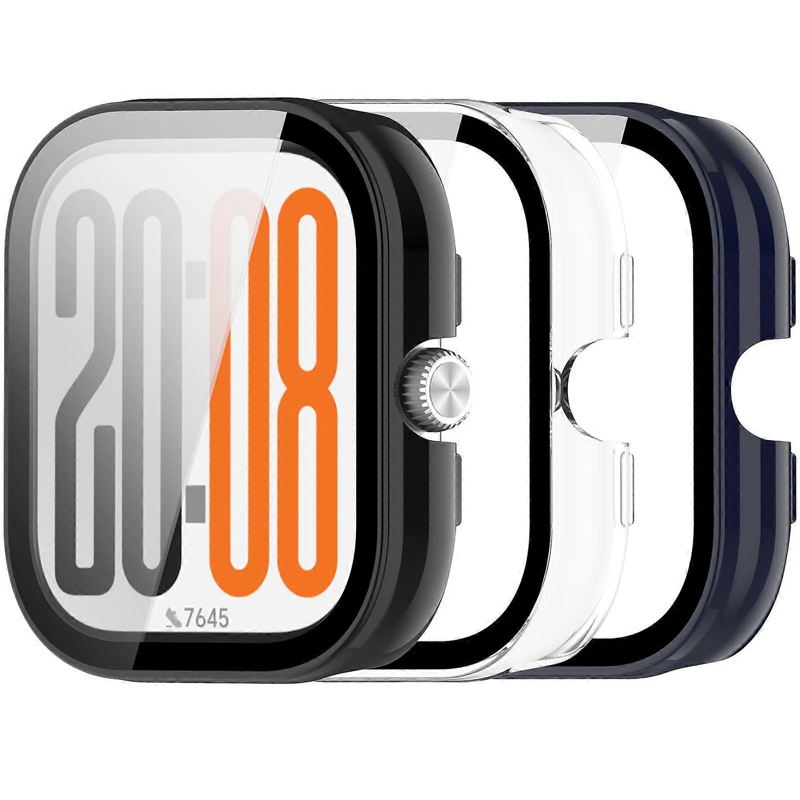 Case for Honor Watch X5 with Builtin Screen Protector, Slim AllinOne Protective Cover 3Pack