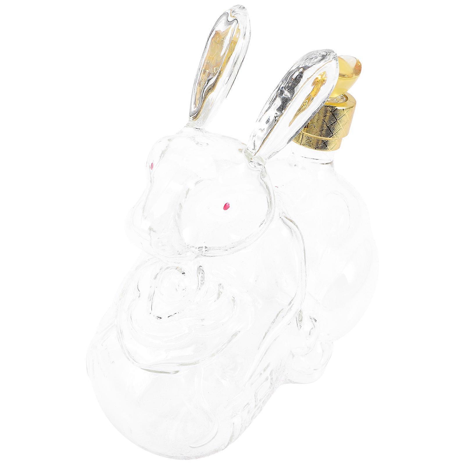 Glass Rabbit for Drinking Rabbit Clear Material