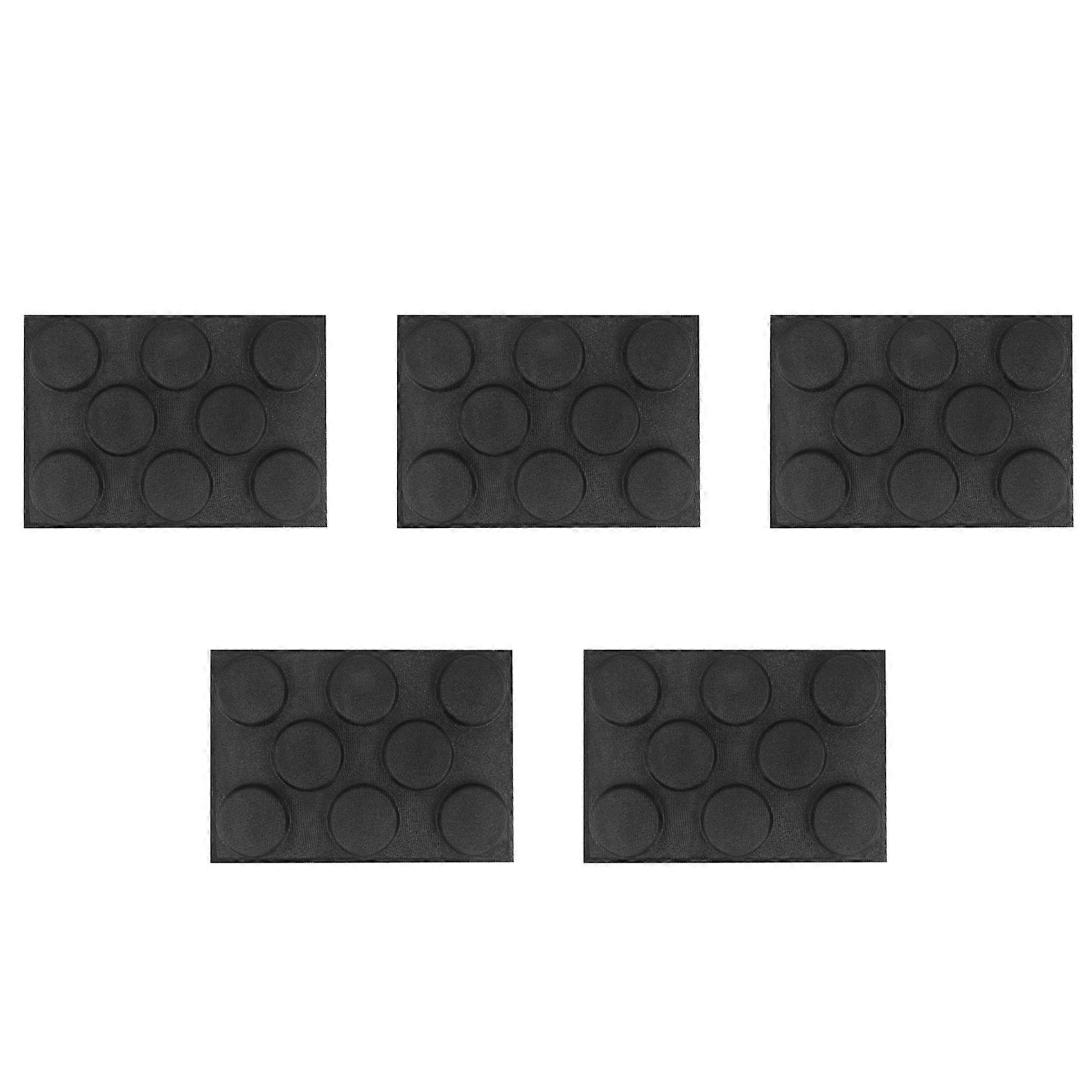 3X Silicone Hamburger Bread Forms Perforated Bakery Molds Non Stick Baking Sheets Fit Half Pan Size