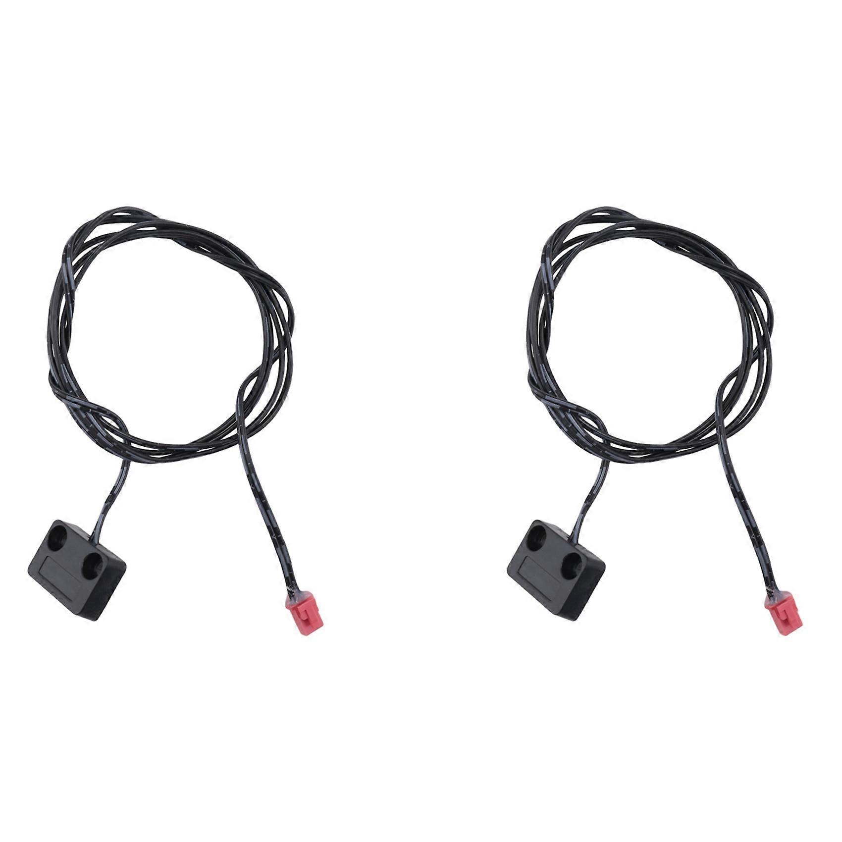 2X Treadmill Speed Sensor Cable 2 Pin Light Sensor Tachometer Magnetic Induction Speed Sensor for Treadmill Spare Parts