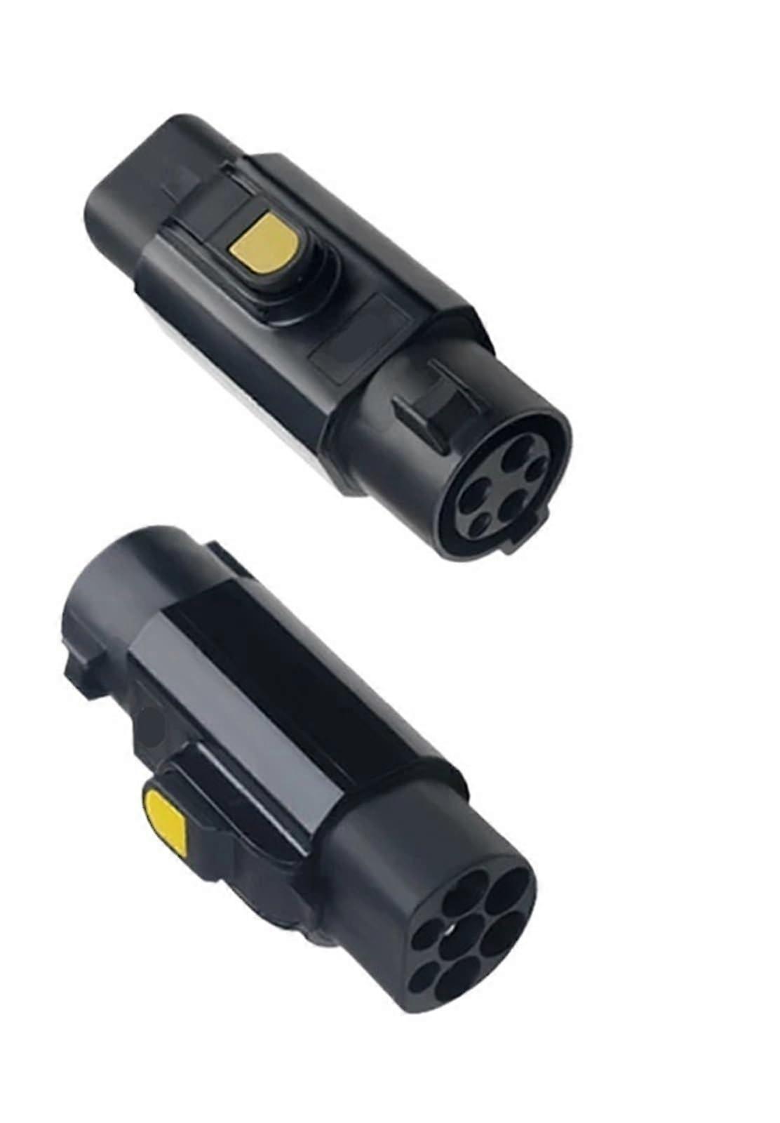 32A 7.4KW EV Charger Adapter J1772 to GB/T Converter with Hook for Secure Fast Charging