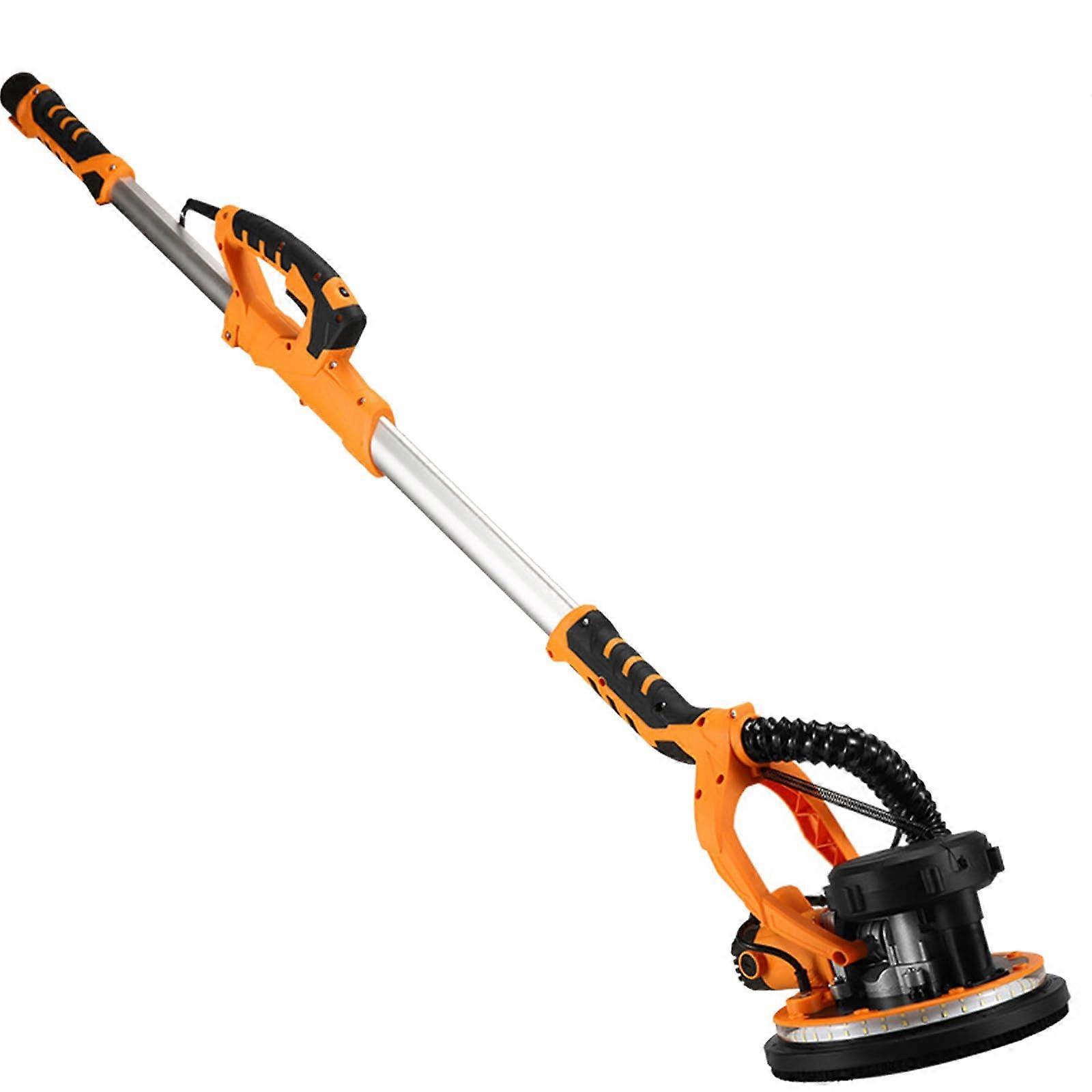 Drywall Sander with Vacuum and LED Light, Electric 6Speed Extendable Pole Wall Sander