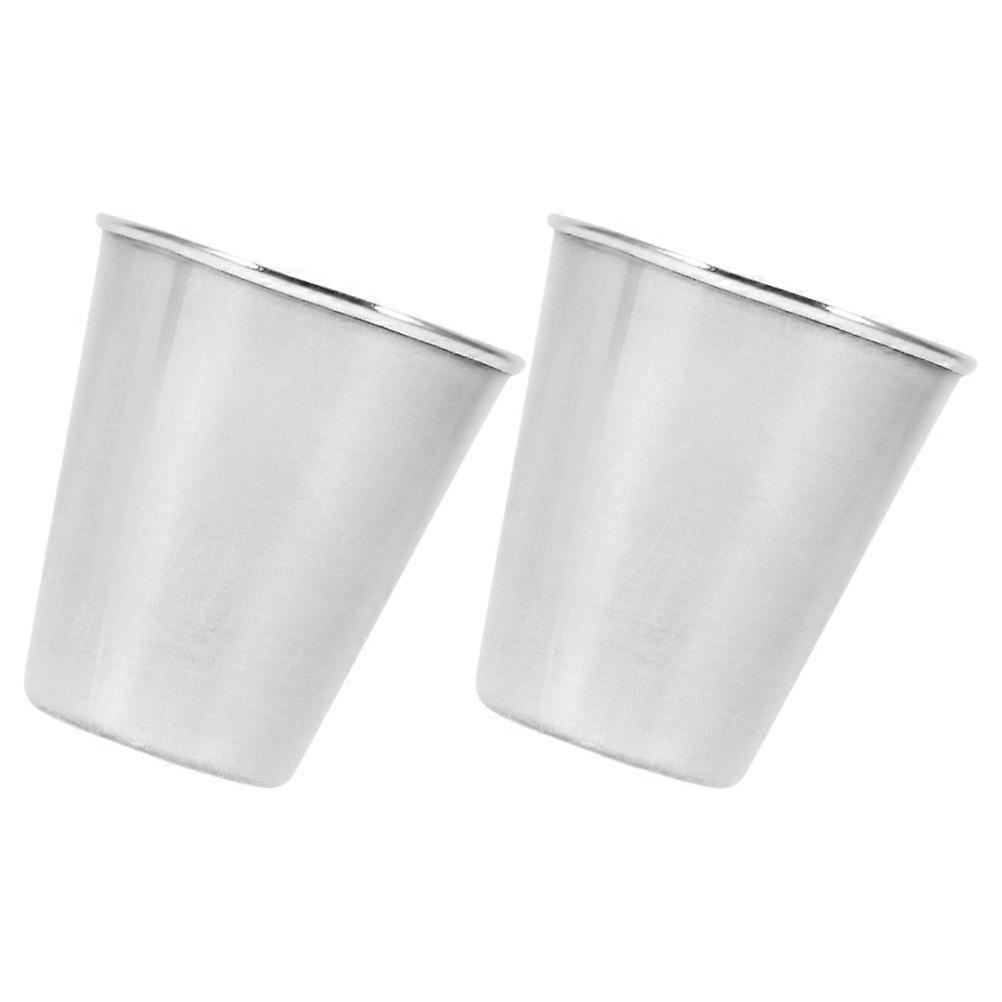 Stainless Steel Wine Cup for Drinking 2Pcs Small Shot Beverage Cups