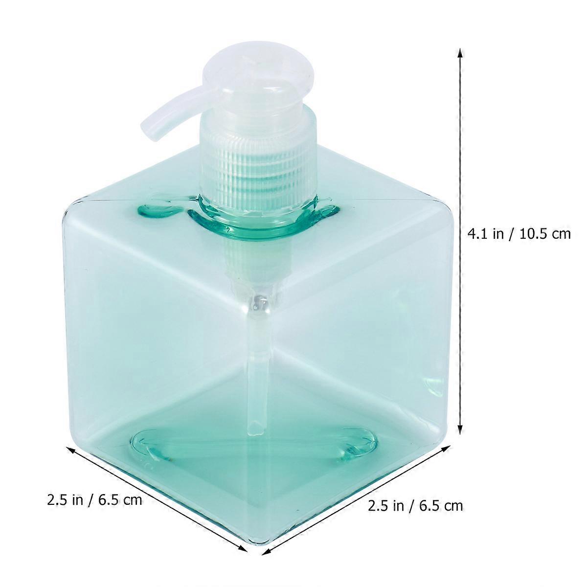 Pump Shampoo Dispenser Refill Bottle for Storage 250Ml Plastic Transparent Blue