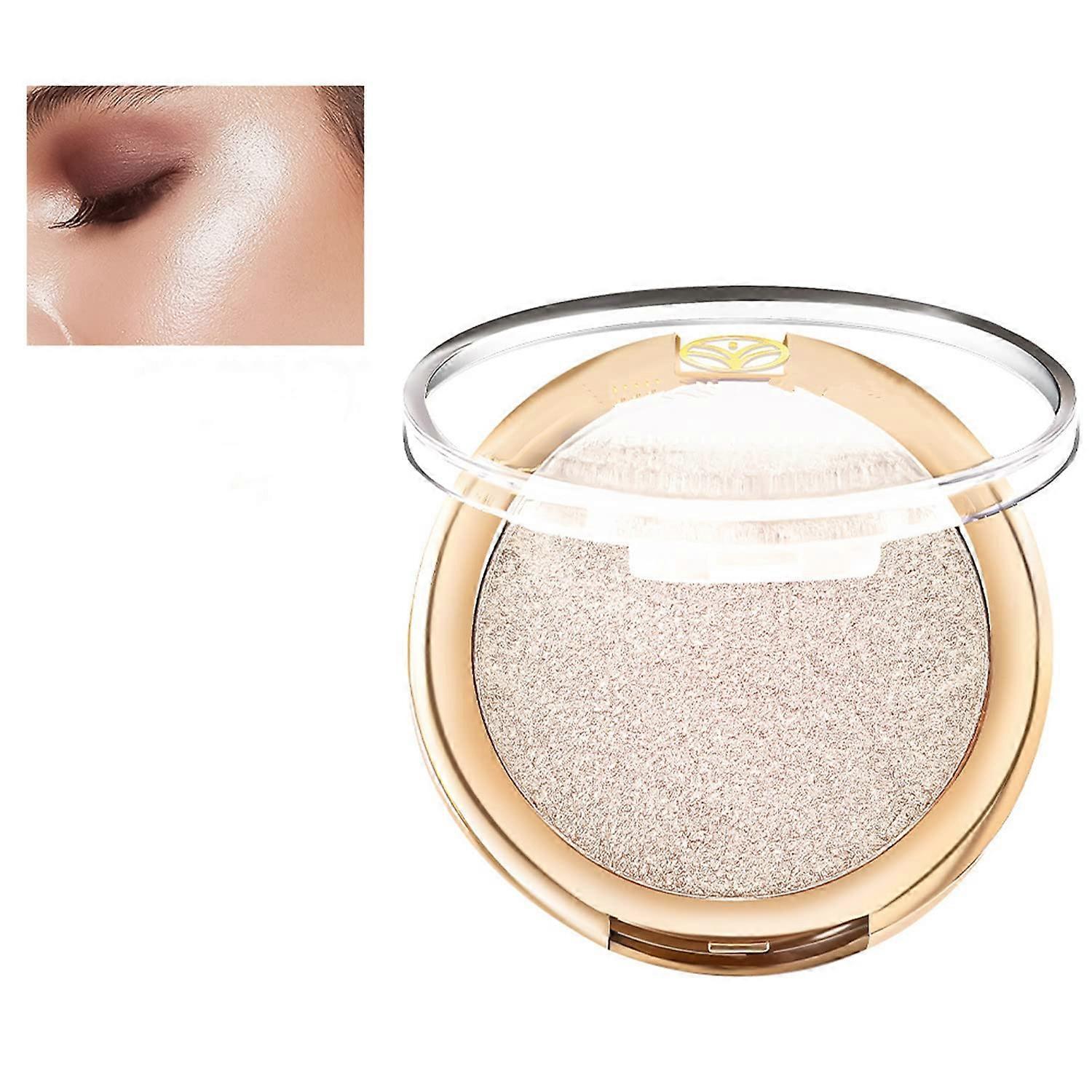 MAEPEOR 6 Colors Shimmer Highlighter Palette Longlasting Buildable Glow Face Makeup