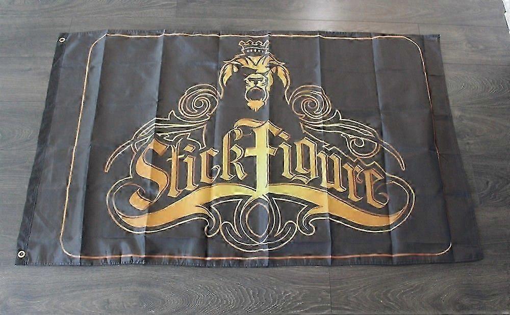 Stick Figure Banner Flag